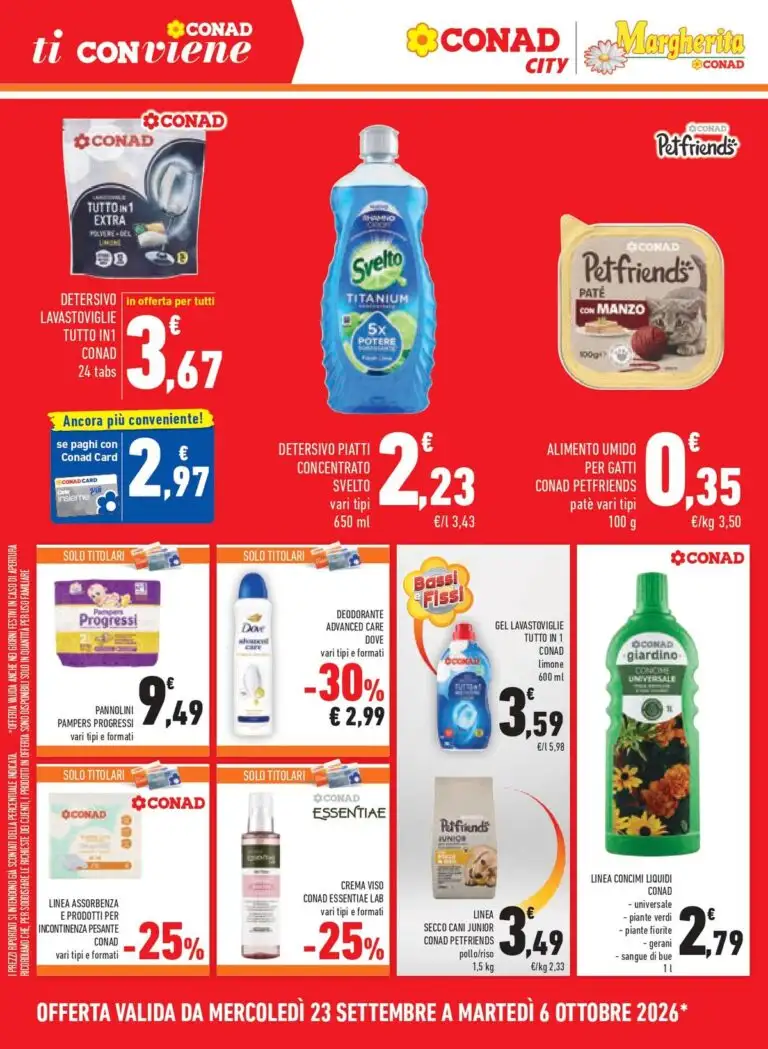 Volantino Conad City Dal 23 Settembre Al 6 Ottobre 2026 Anteprima - Immagine 4 Dal 23 Settembre
