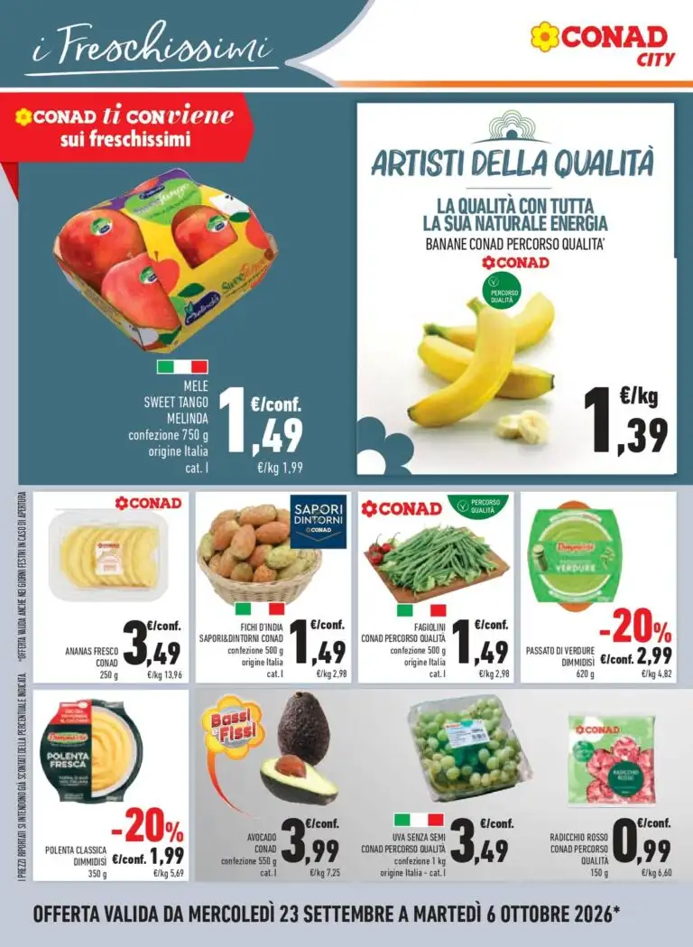 Volantino Conad City Dal 23 Settembre Al 6 Ottobre 2026 Anteprima - Immagine 4 Dal 23 Settembre
