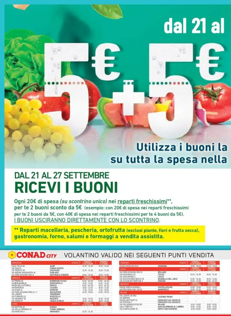 Volantino Conad City Dal 23 Settembre Al 6 Ottobre 2026 Anteprima - Immagine 2 Dal 23 Settembre