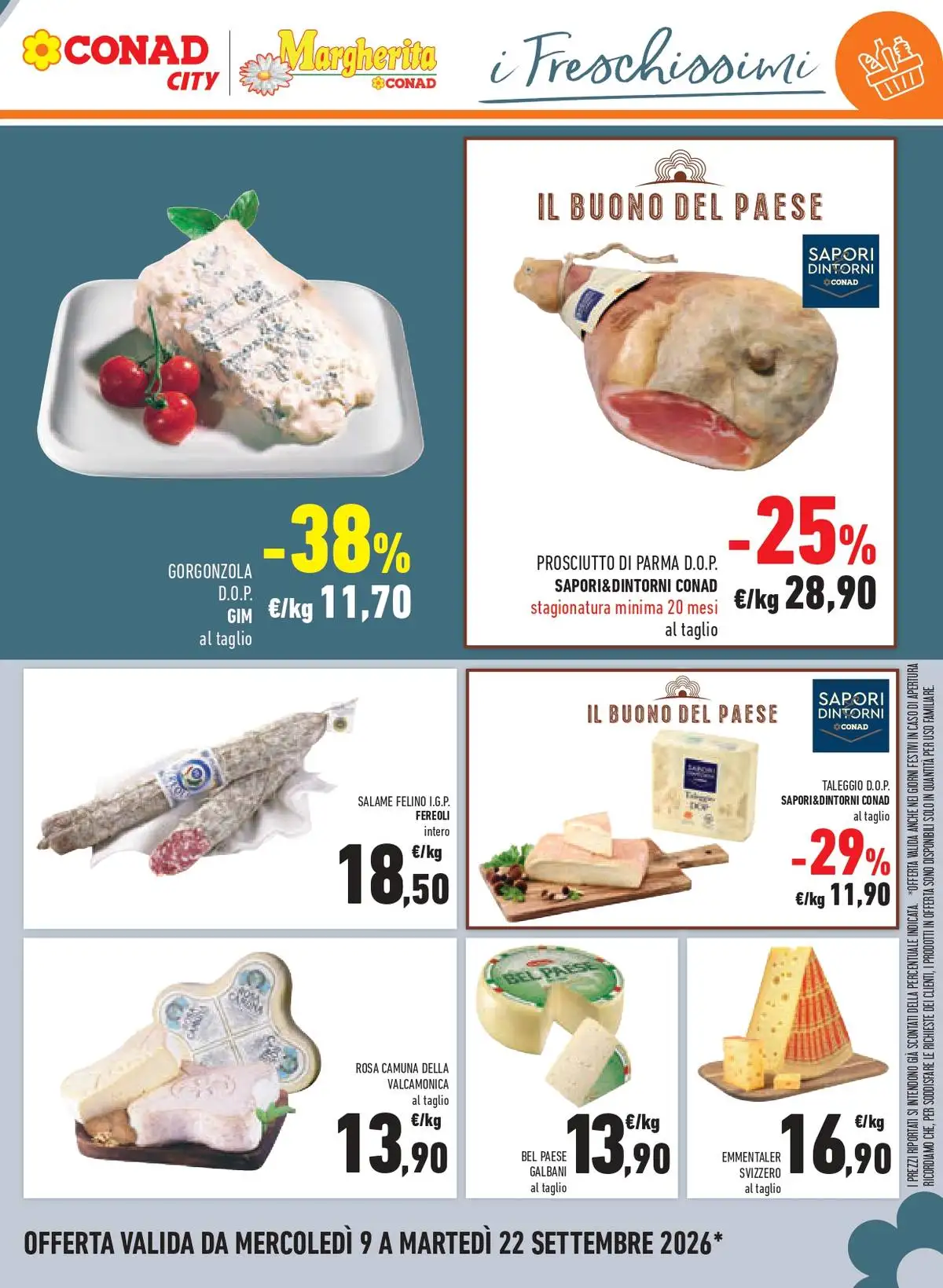 Volantino Conad City dal 9 settembre al 22 settembre 2026 anteprima - Immagine 3 dal 9 settembre
