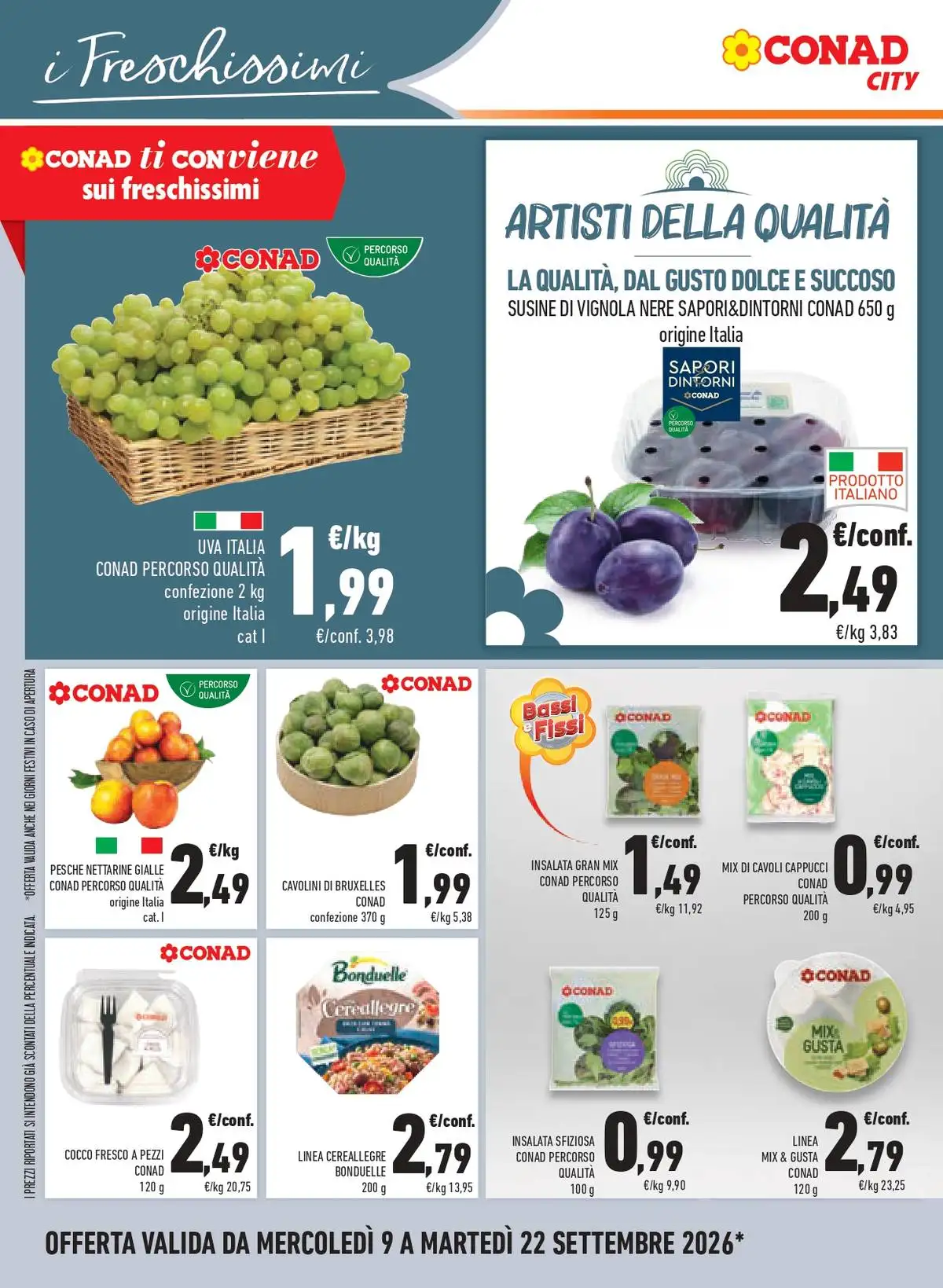 Volantino Conad City dal 9 settembre al 22 settembre 2026 anteprima - Immagine 4 dal 9 settembre