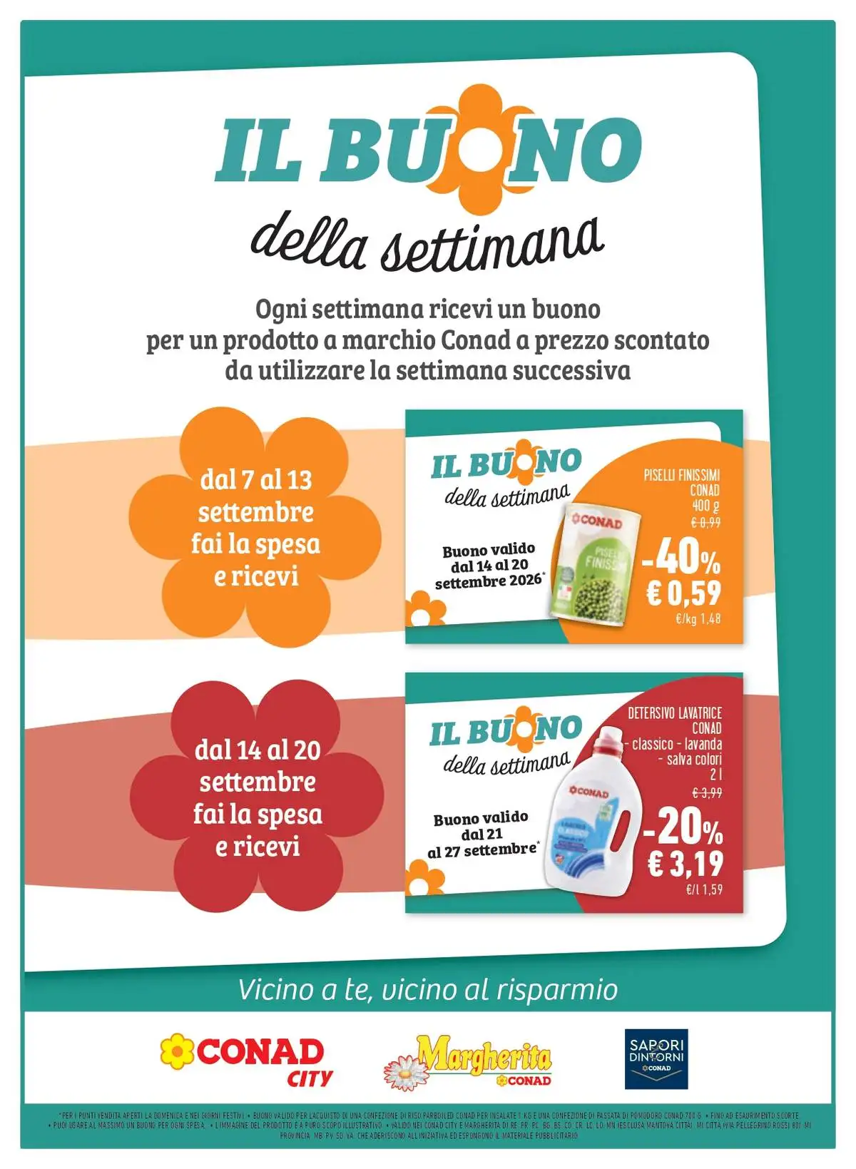 dal 9 settembre