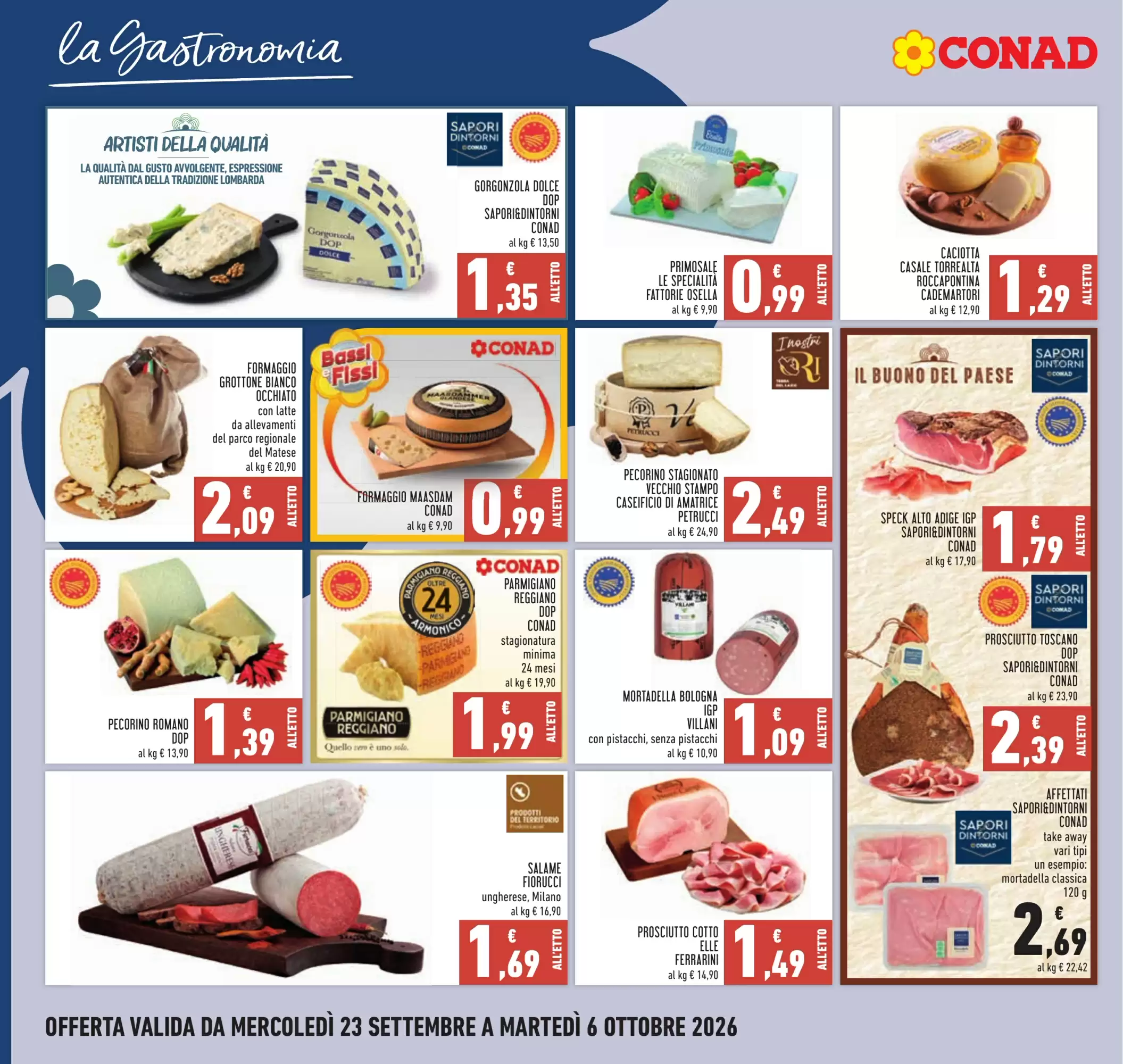 Dal 23 Settembre