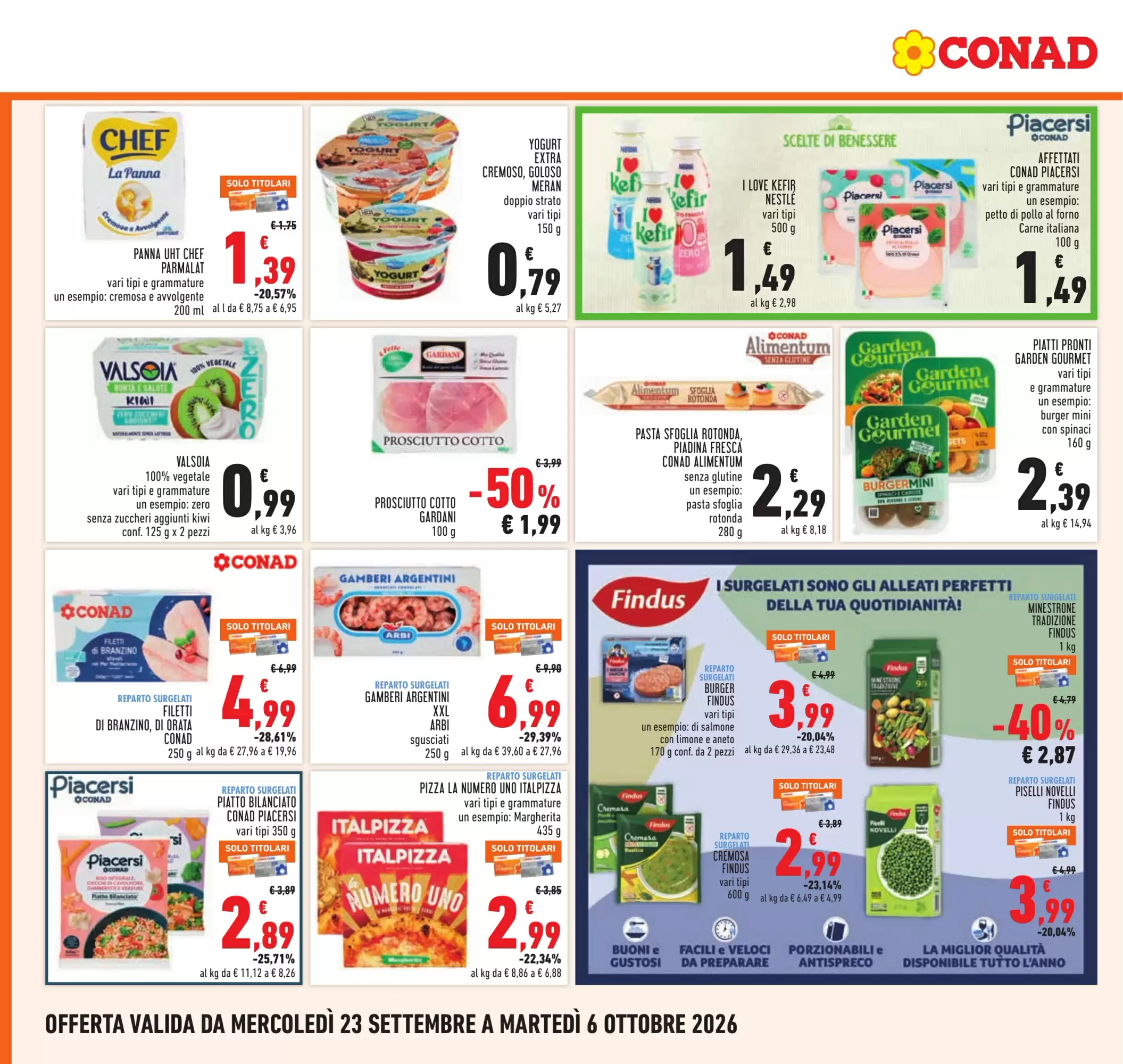 Dal 23 Settembre