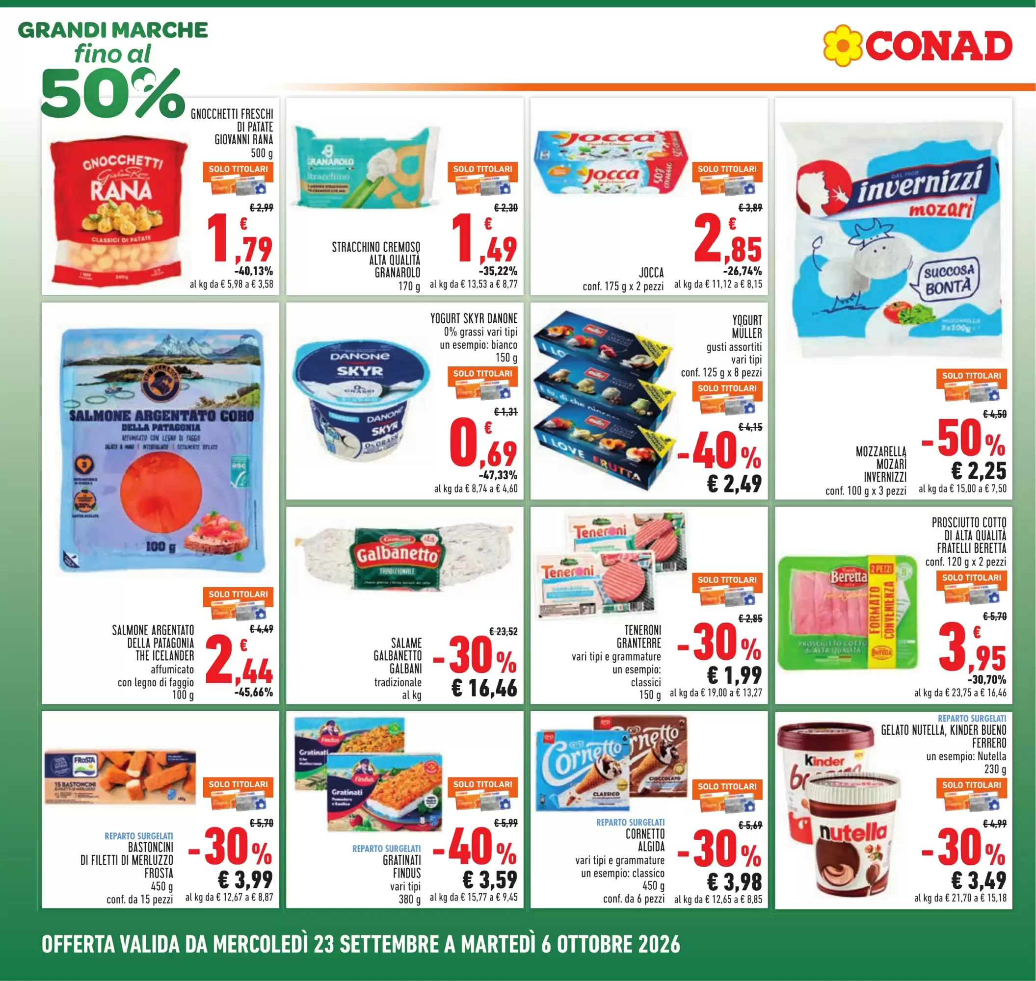 Volantino Conad Dal 23 Settembre Al 6 Ottobre 2026 Anteprima - Immagine 2 Dal 23 Settembre