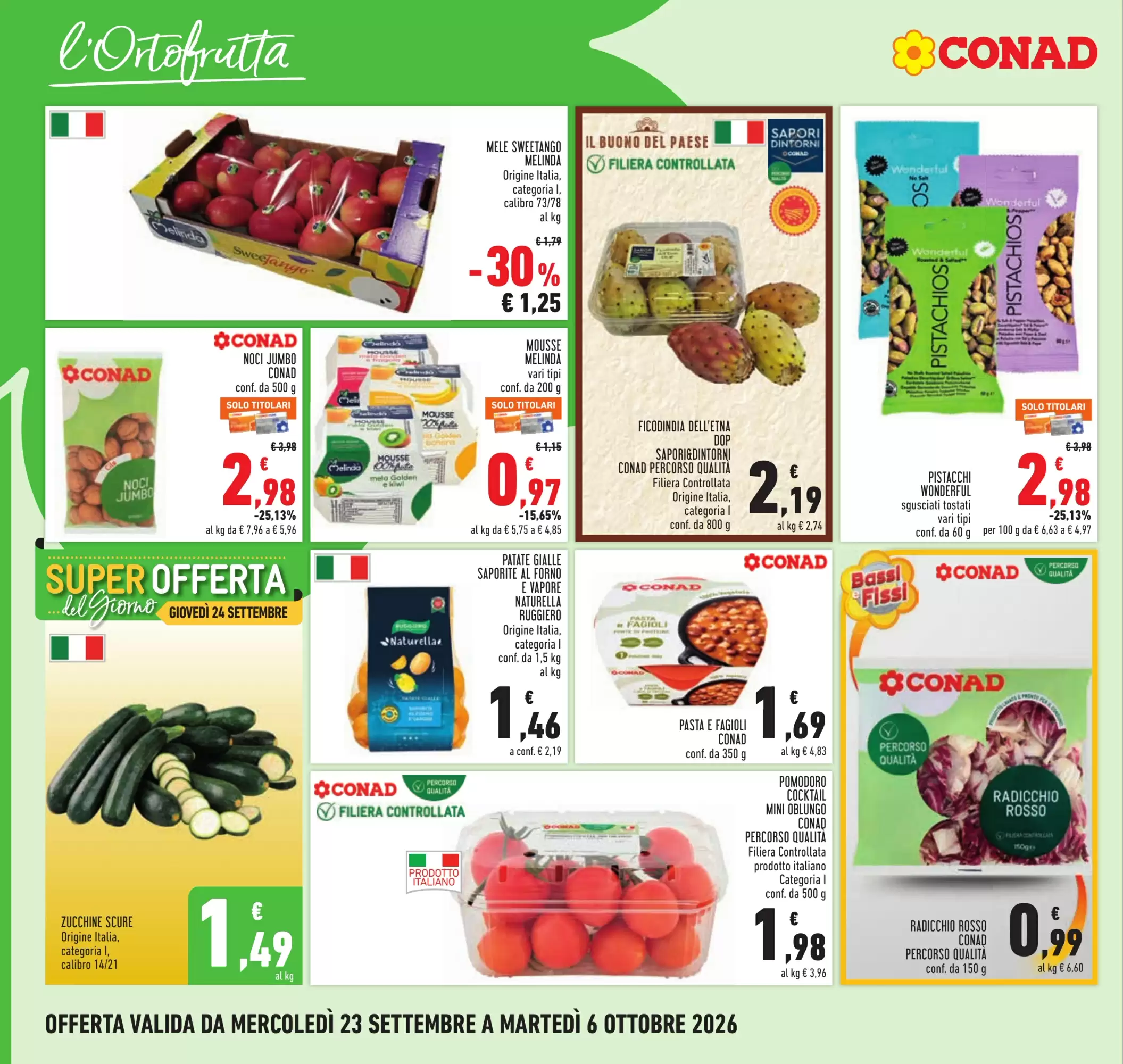 Volantino Conad Dal 23 Settembre Al 6 Ottobre 2026 Anteprima - Immagine 2 Dal 23 Settembre