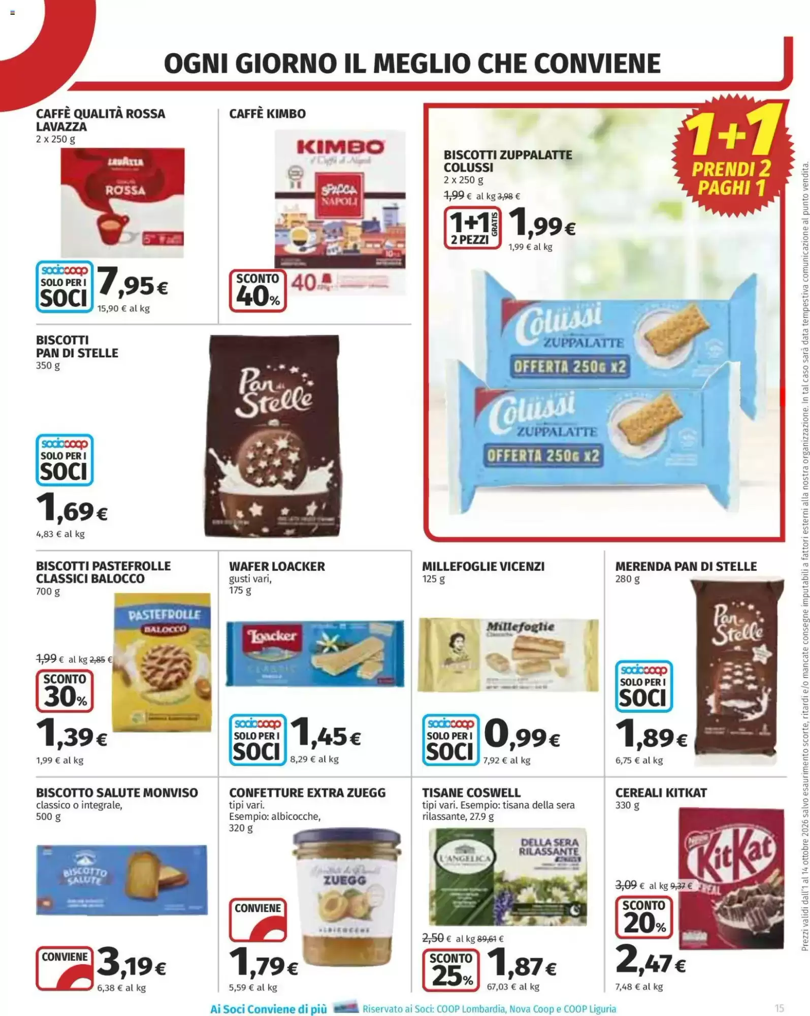 Dal 1 Ottobre
