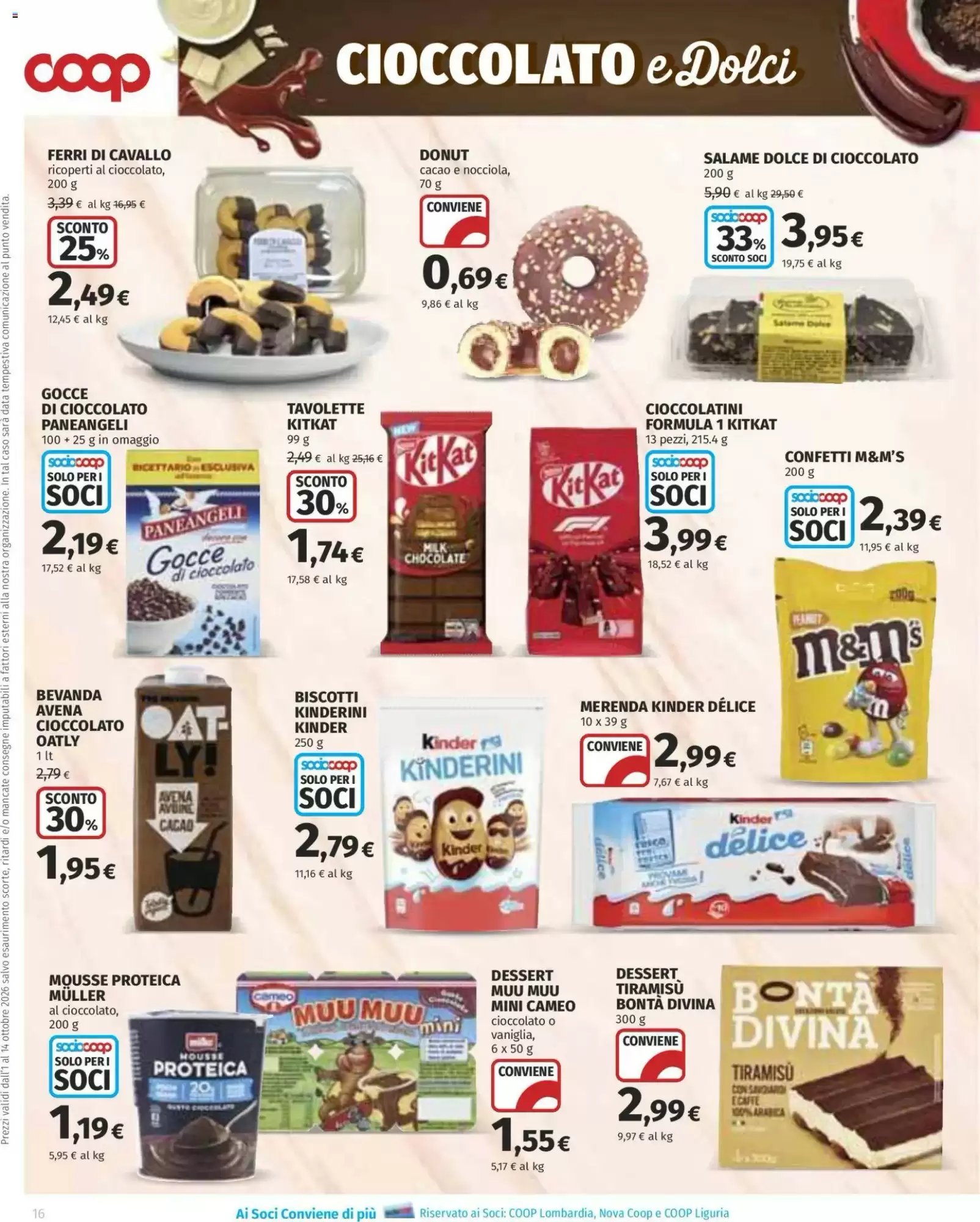Dal 1 Ottobre