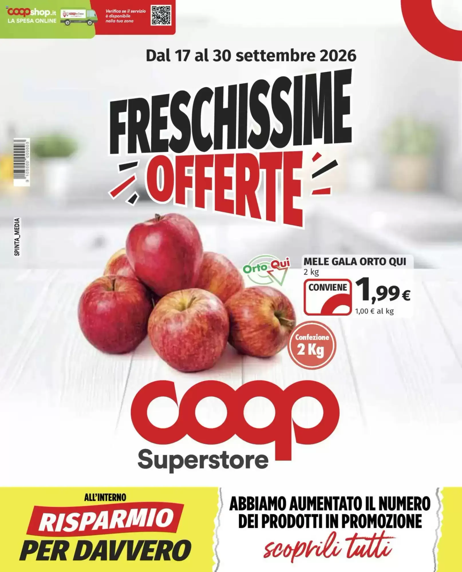 Volantino Coop Dal 17 Settembre Al 30 Settembre 2026 Anteprima - Immagine 1 Dal 17 Settembre