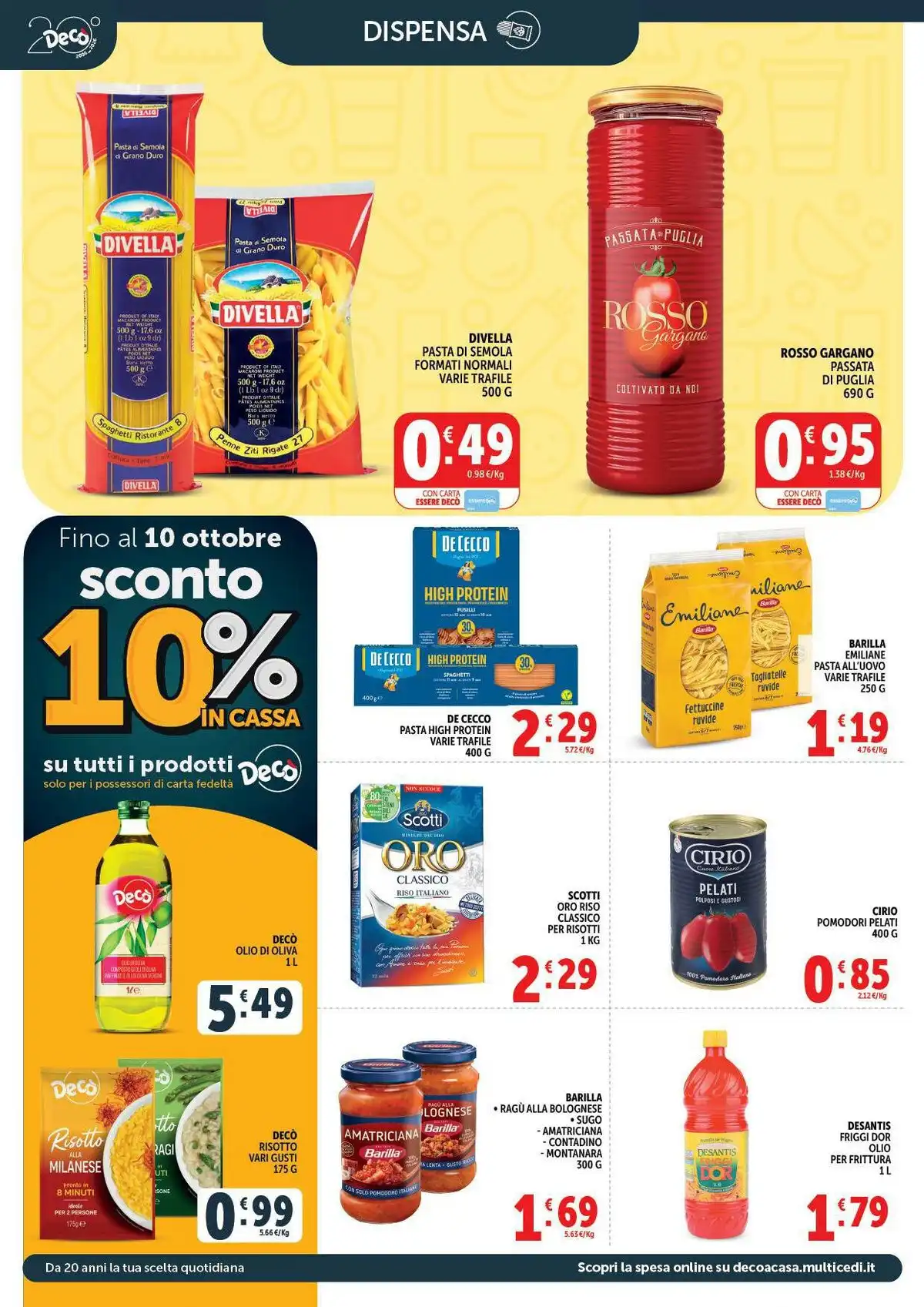 Volantino Decò Market Dal 2 Ottobre Al 12 Ottobre 2026 Anteprima - Immagine 2 Dal 2 Ottobre
