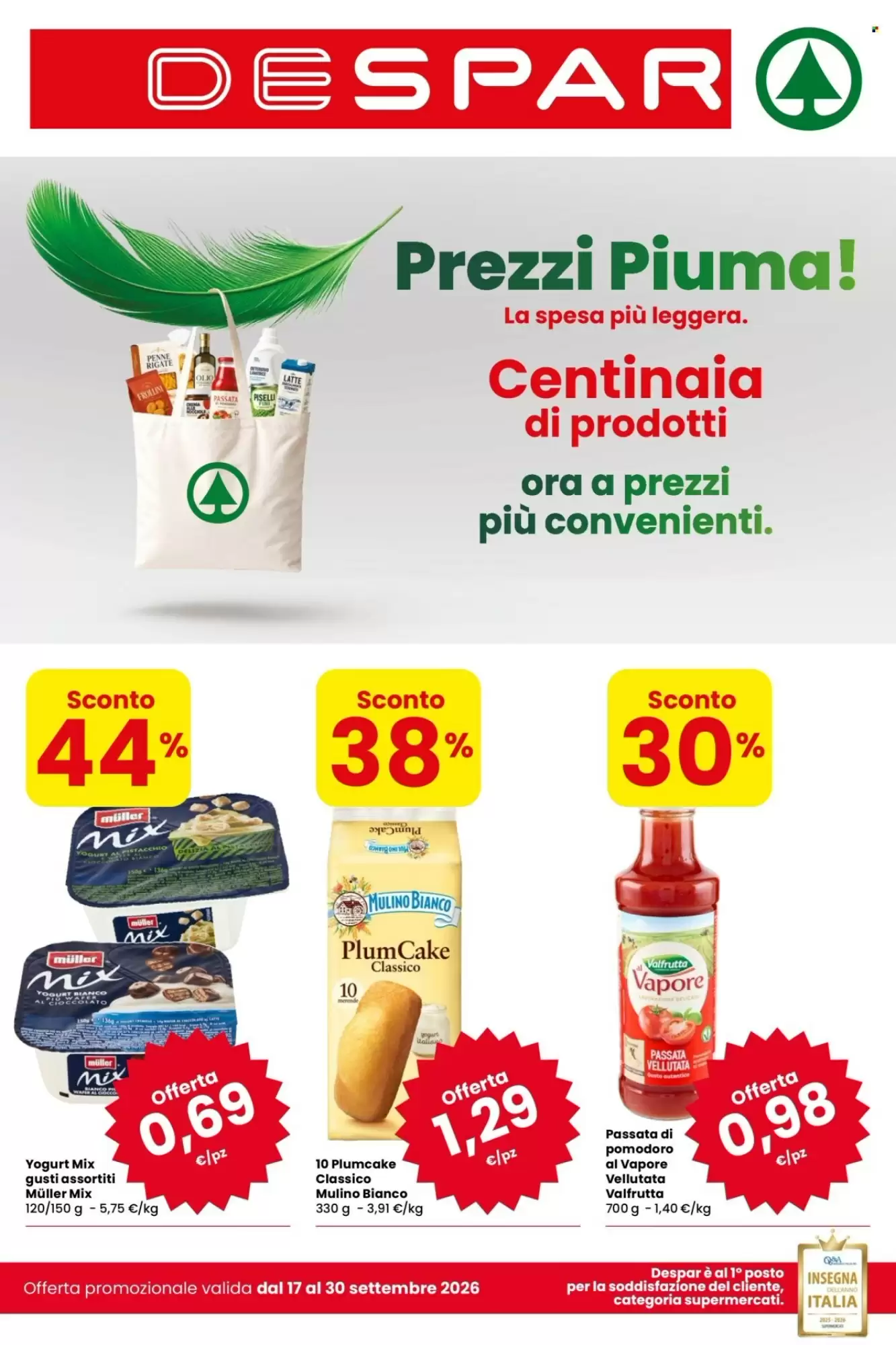 Despar Volantino Dal 17 Settembre Al 30 Settembre 2026 Anteprima - Immagine 1 Dal 17 Settembre
