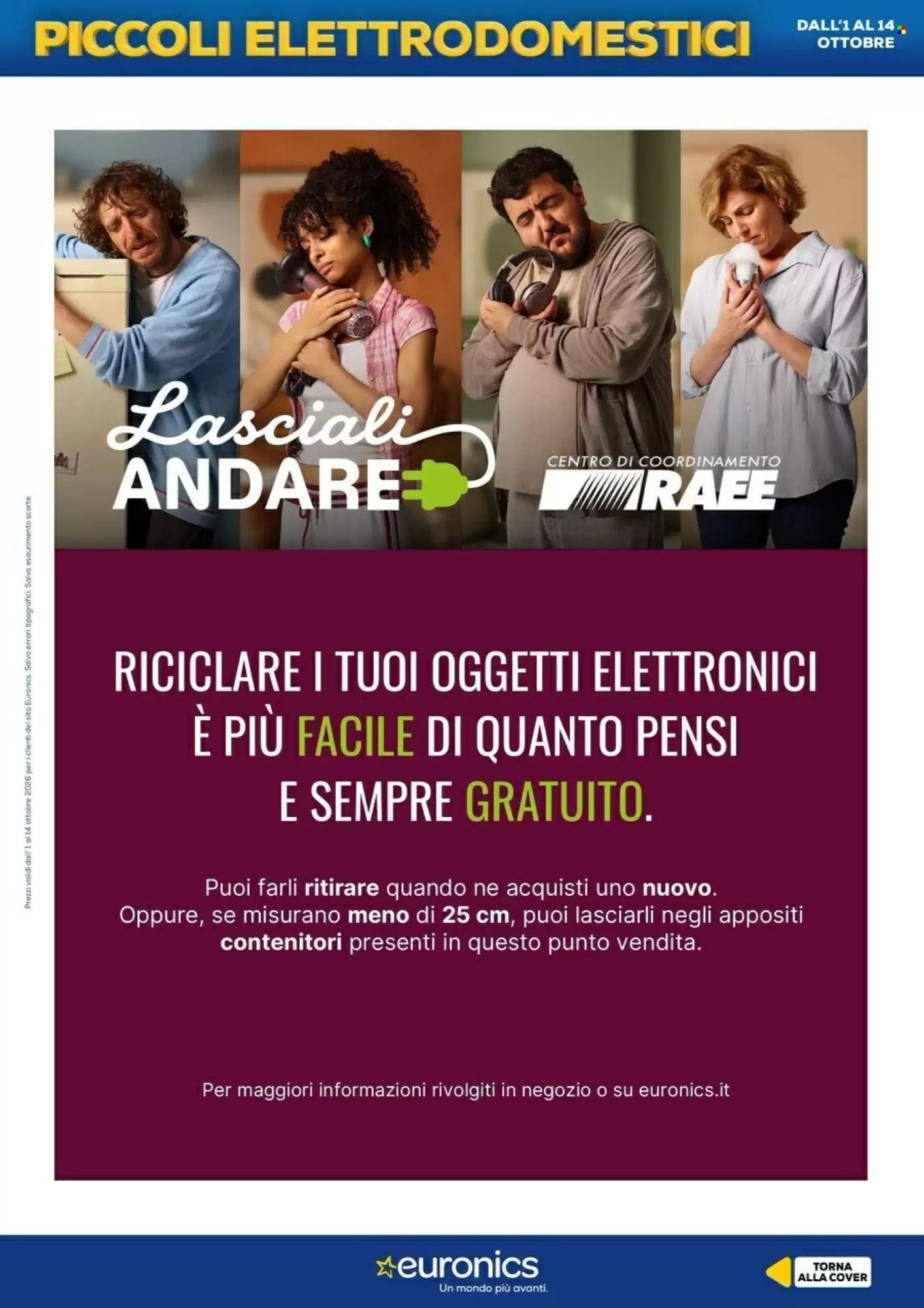 Dal 1 Ottobre