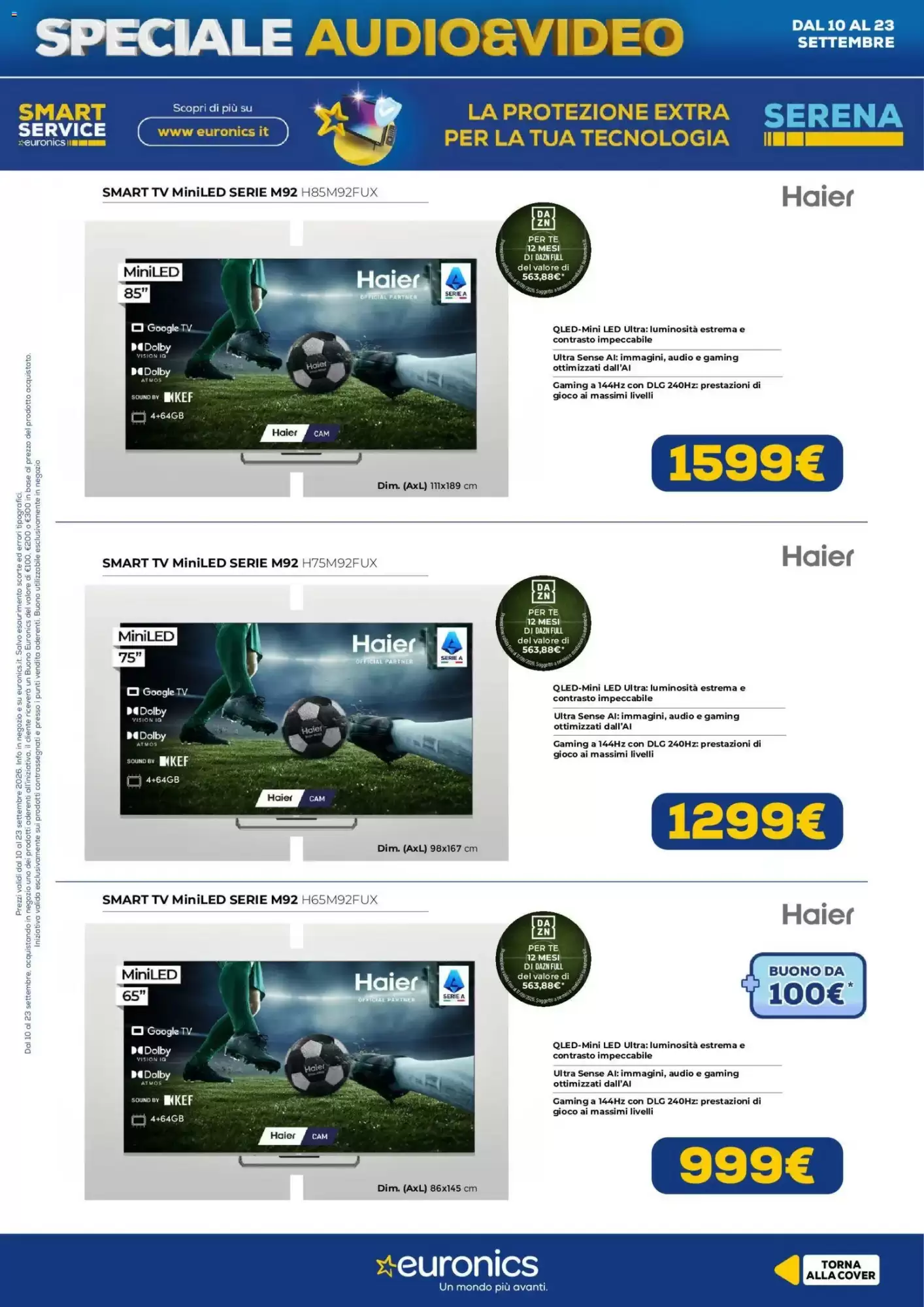 Volantino Euronics Black Friday 2026 - Pagina