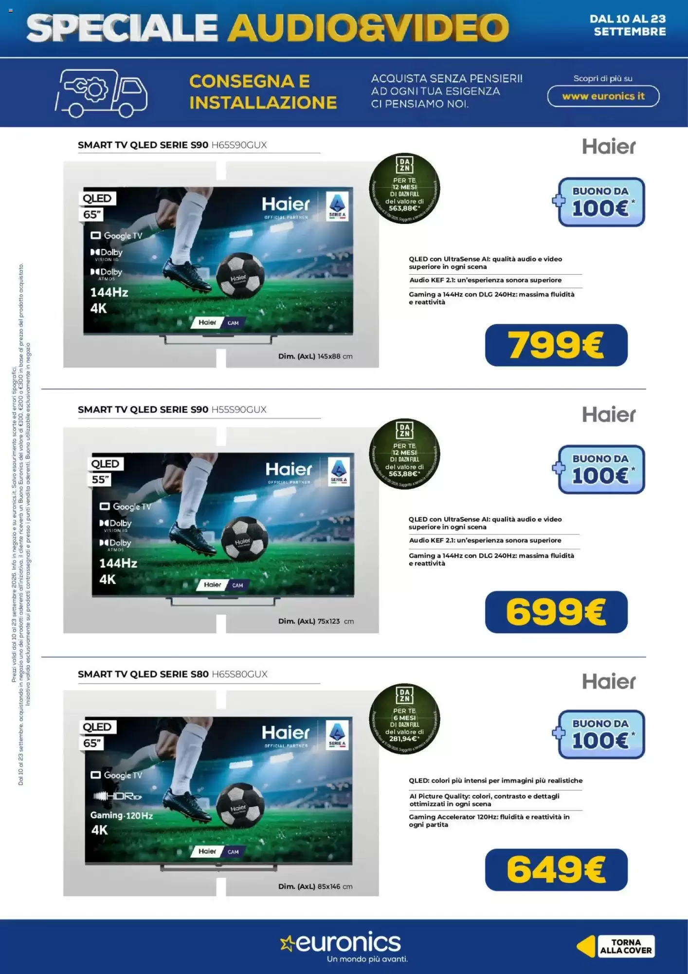 Volantino Euronics Black Friday 2026 - Pagina