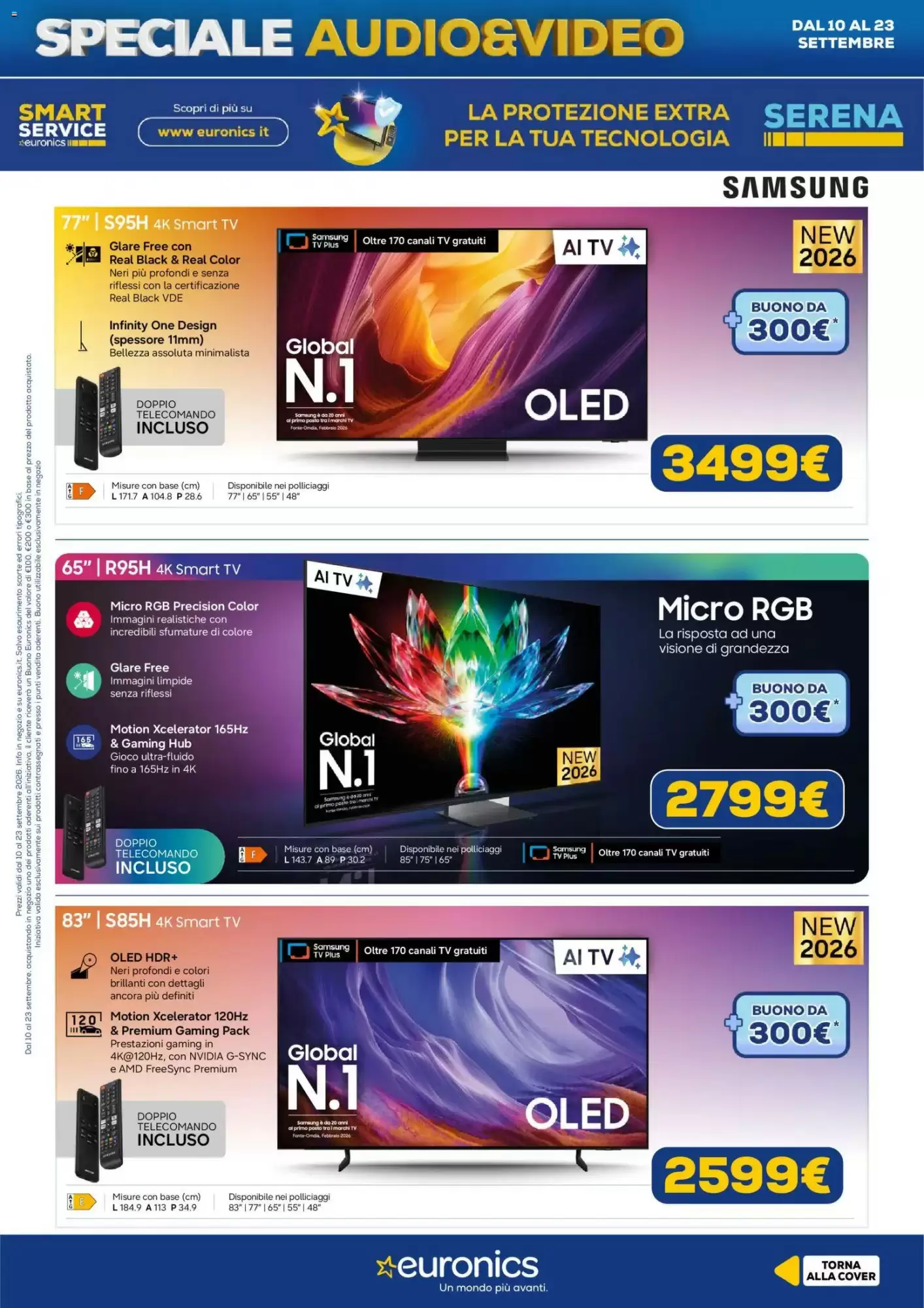 Volantino Euronics Natale 2026 - Immagine 1 Volantino Euronics Natale 2026 - Pagina