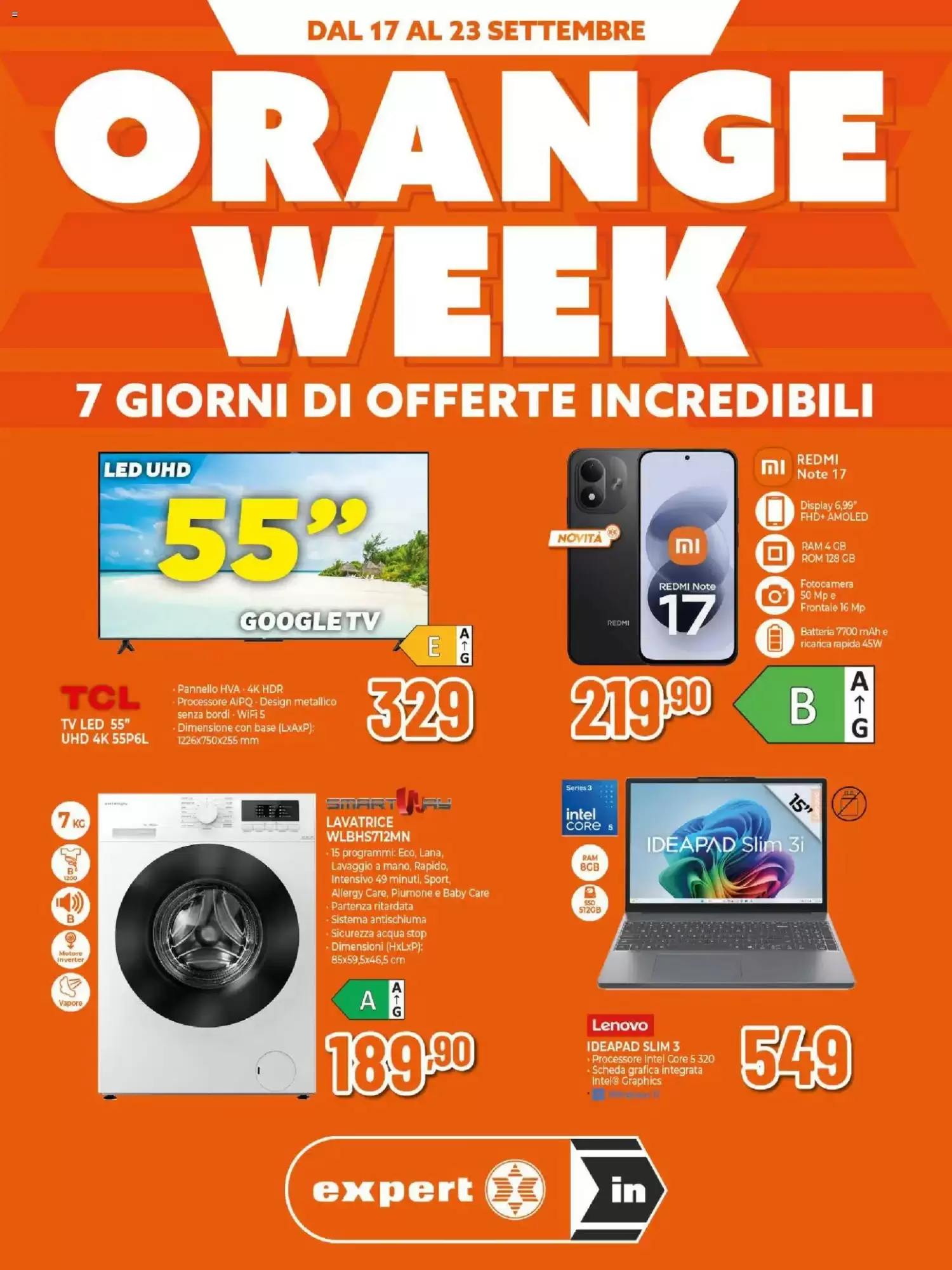 Volantino Expert Dal 17 Settembre Al 30 Settembre 2026 Anteprima - Immagine 1 Dal 17 Settembre