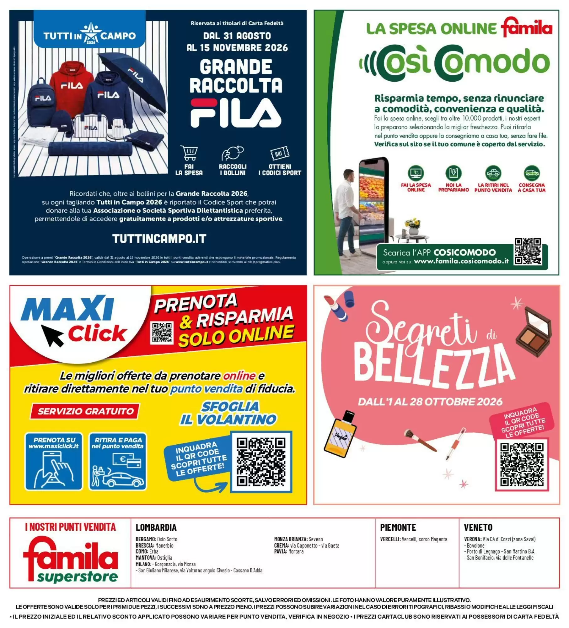Volantino Famila Superstore Dal 1 Ottobre Al 14 Ottobre 2026 Anteprima - Immagine 2 Dal 1 Ottobre