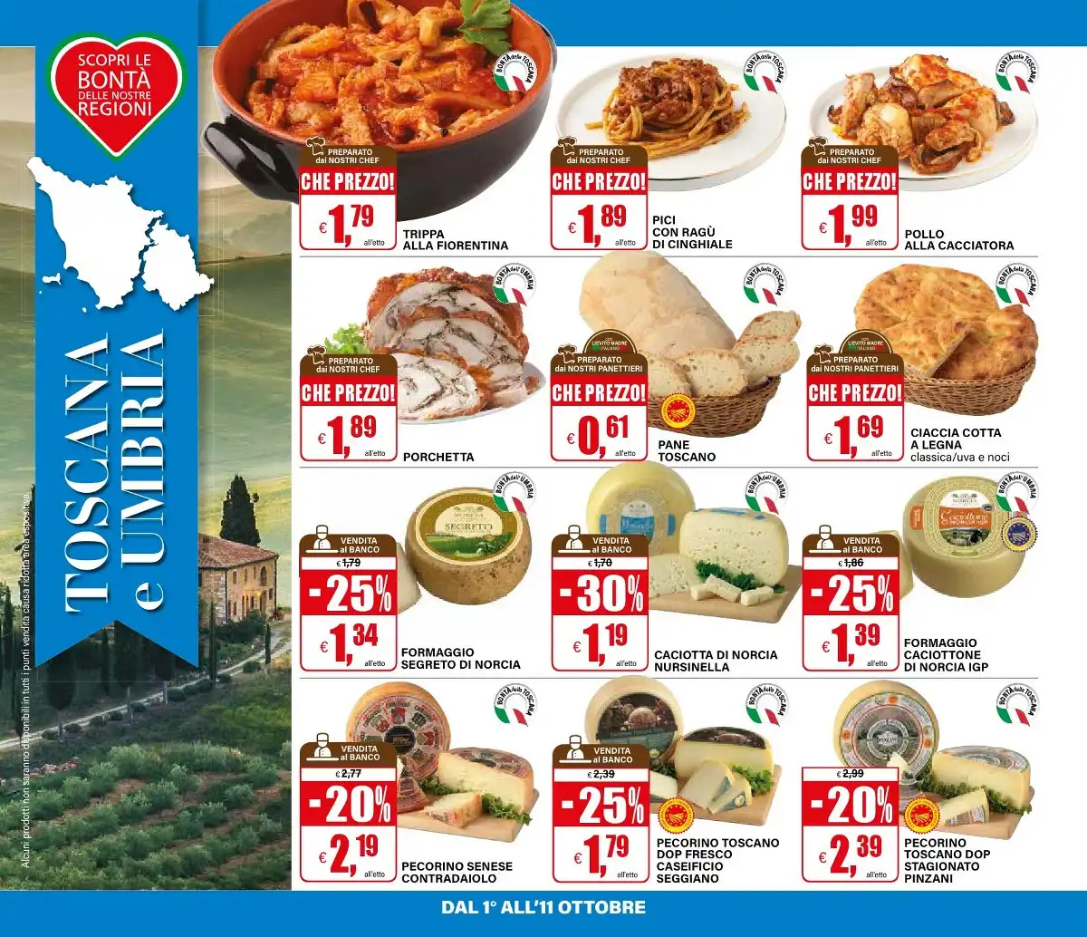 Dal 1 Ottobre