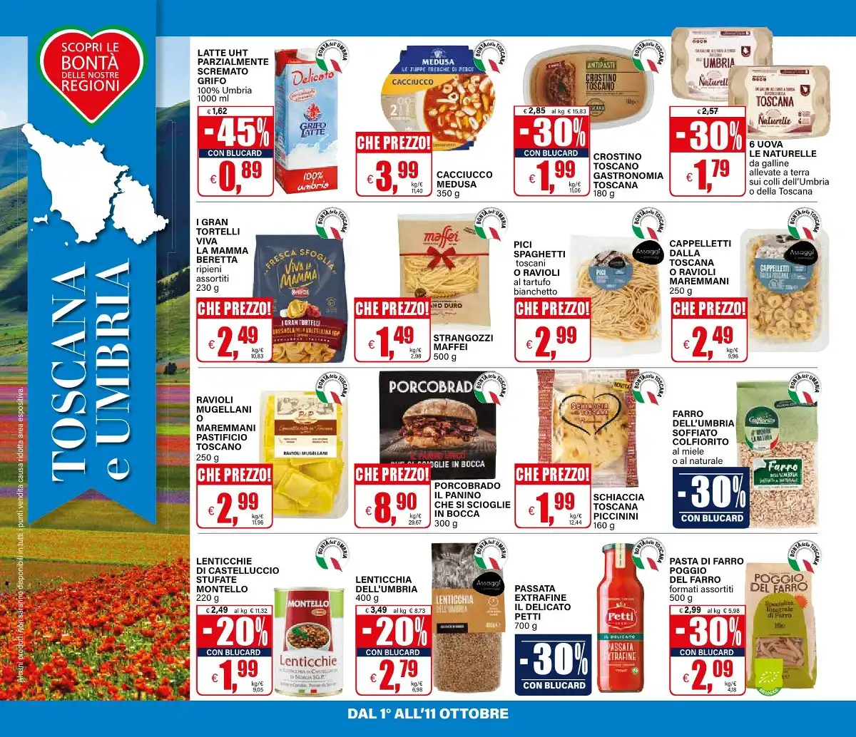 Dal 1 Ottobre