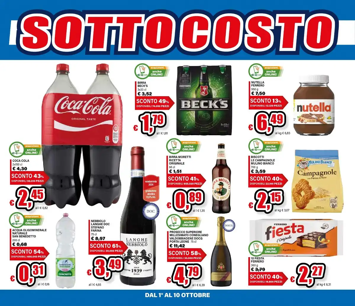Dal 1 Ottobre