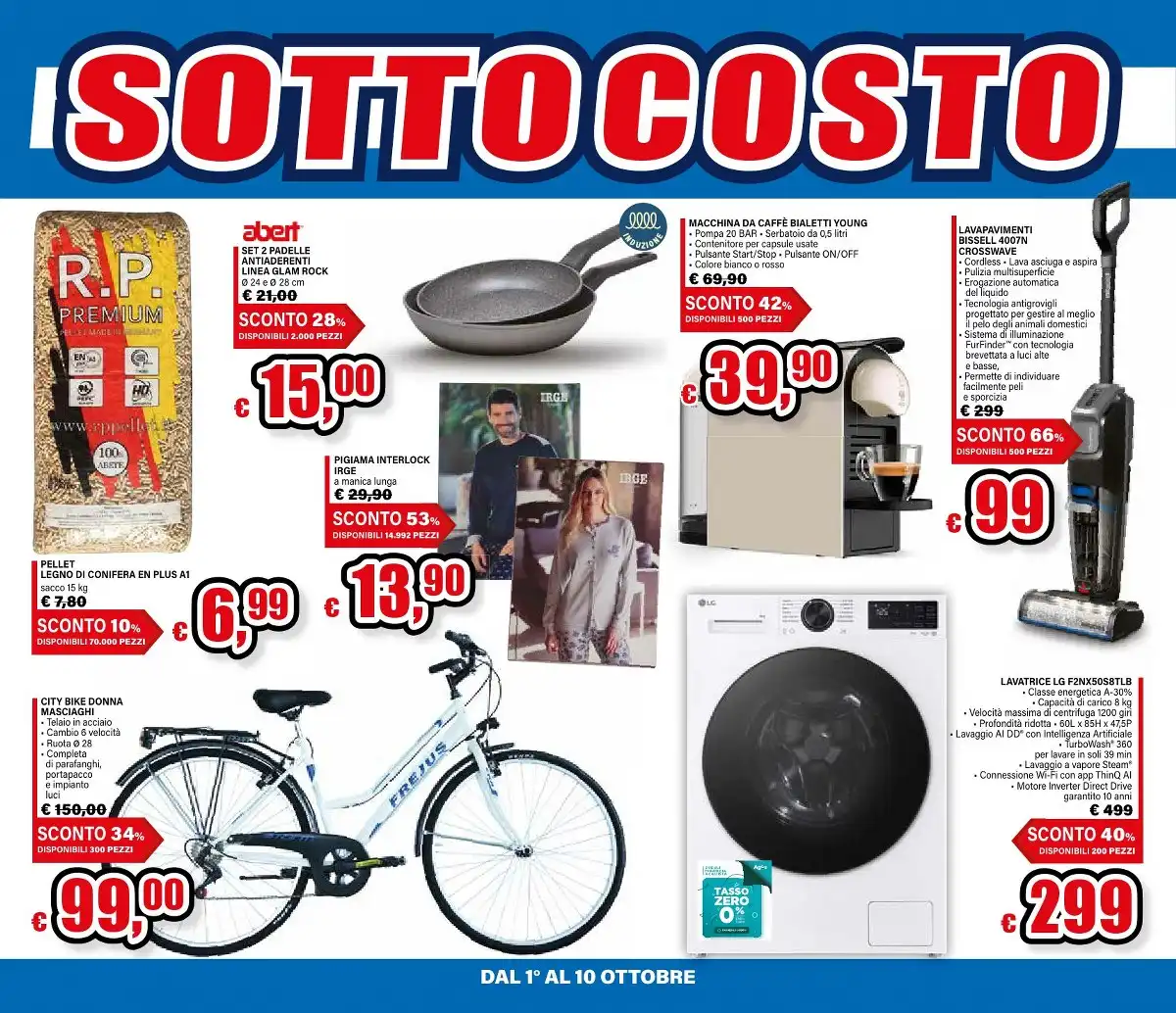 Dal 1 Ottobre
