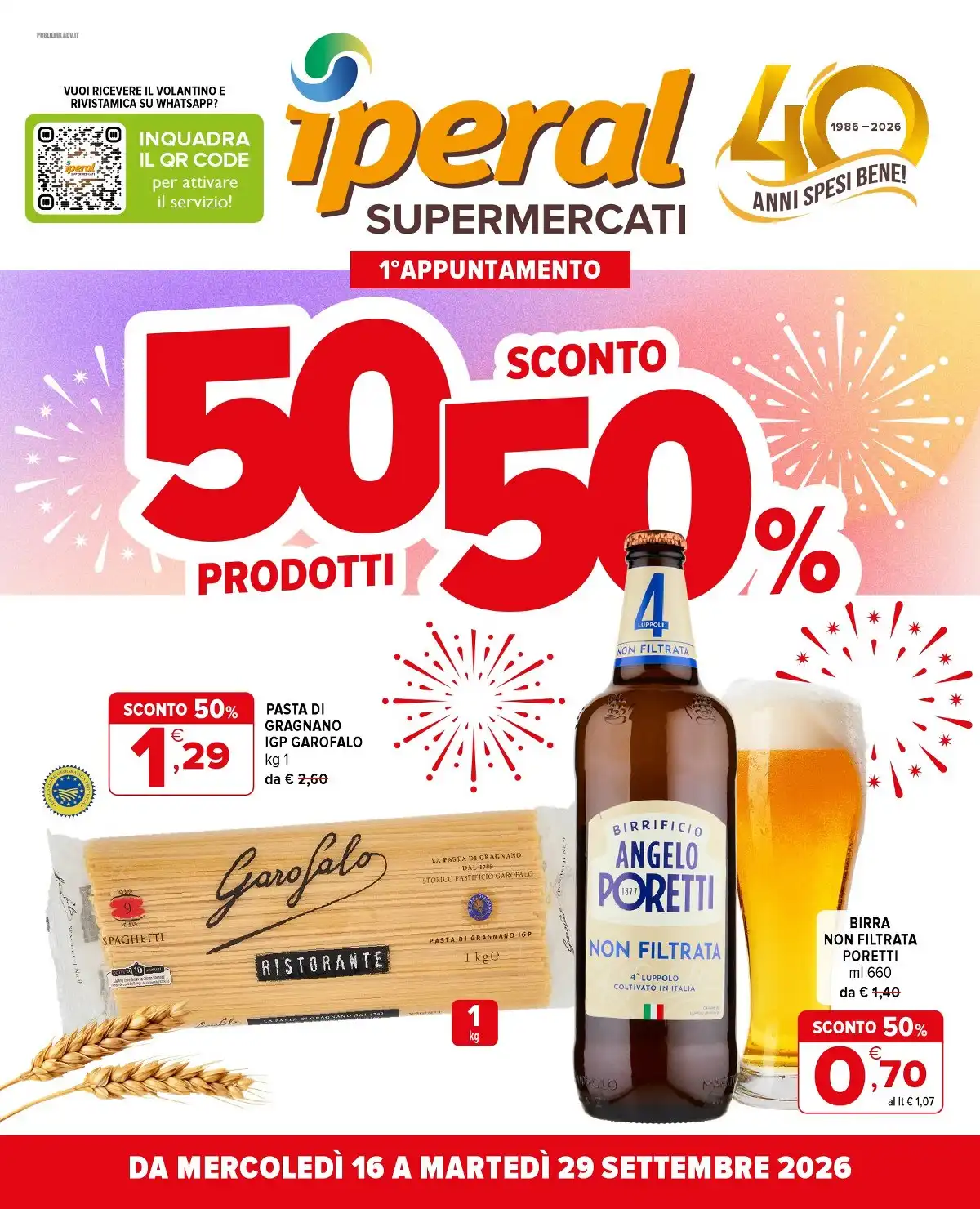 Volantino Iperal - Immagine 1 Dal 16 Settembre