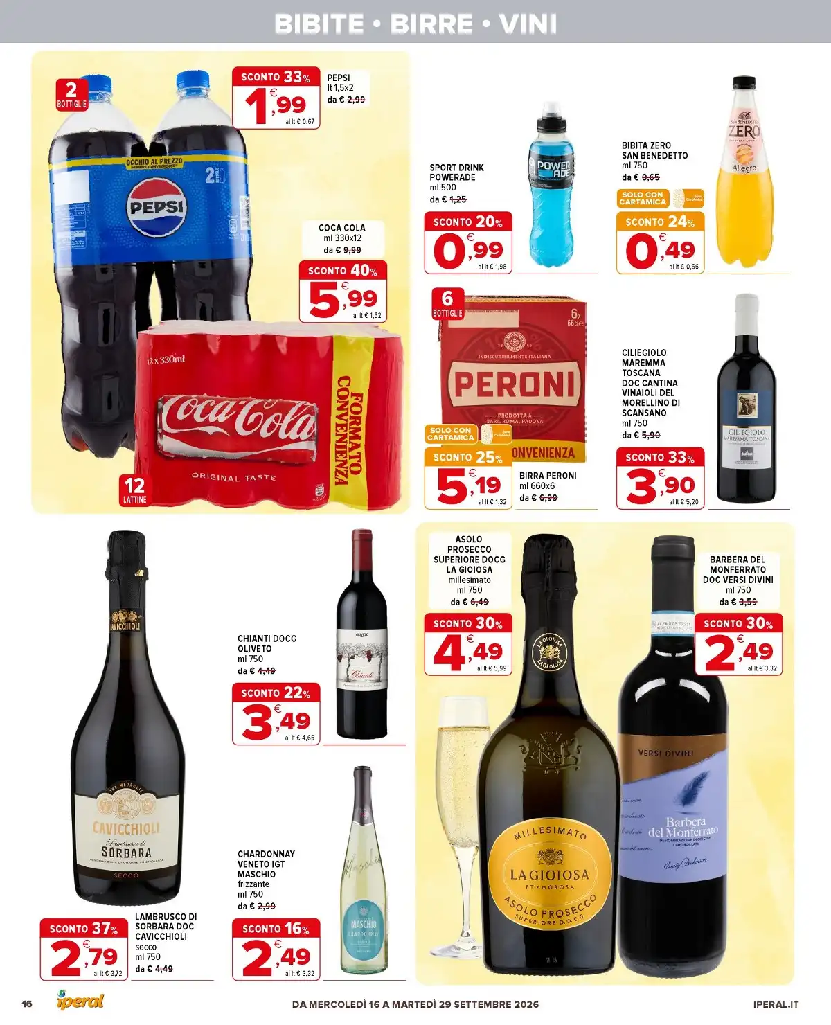 Volantino Iperal - Immagine 2 Dal 16 Settembre