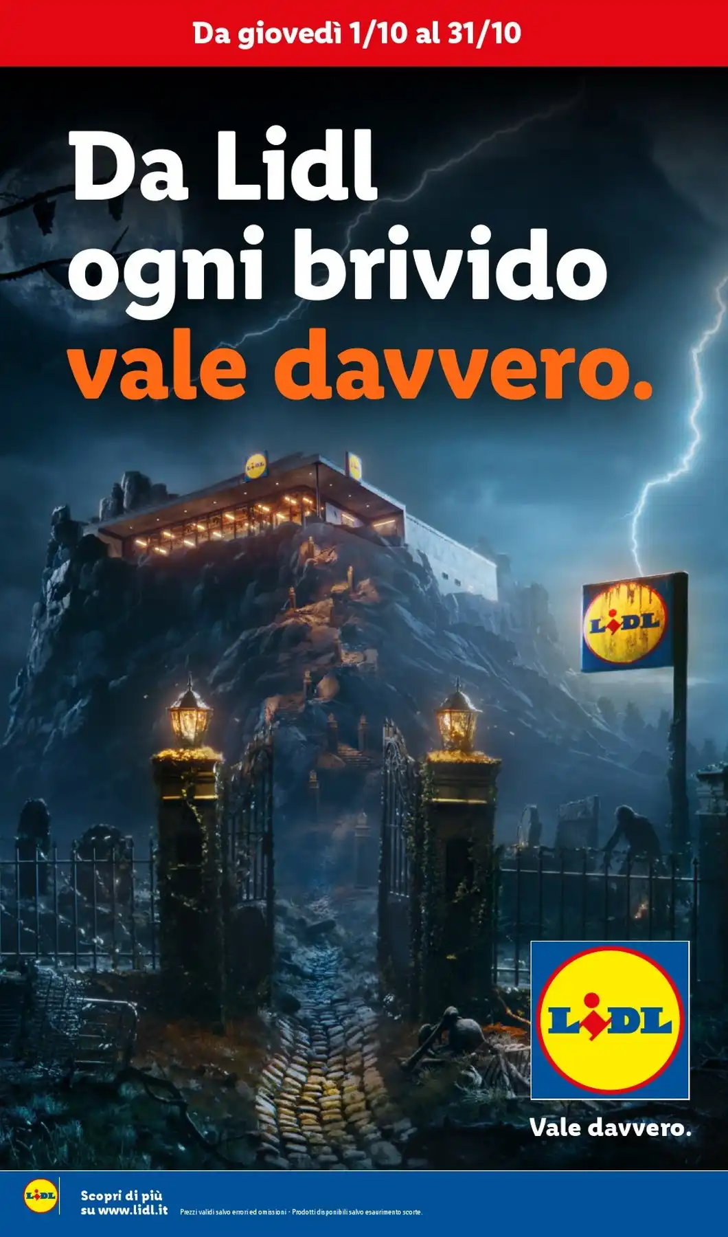 Volantino Lidl Nuovo Dal 15 Ottobre Al 21 Ottobre 2026 Anteprima - Immagine 1 Dal 1 - 31 Ottobre Halloween