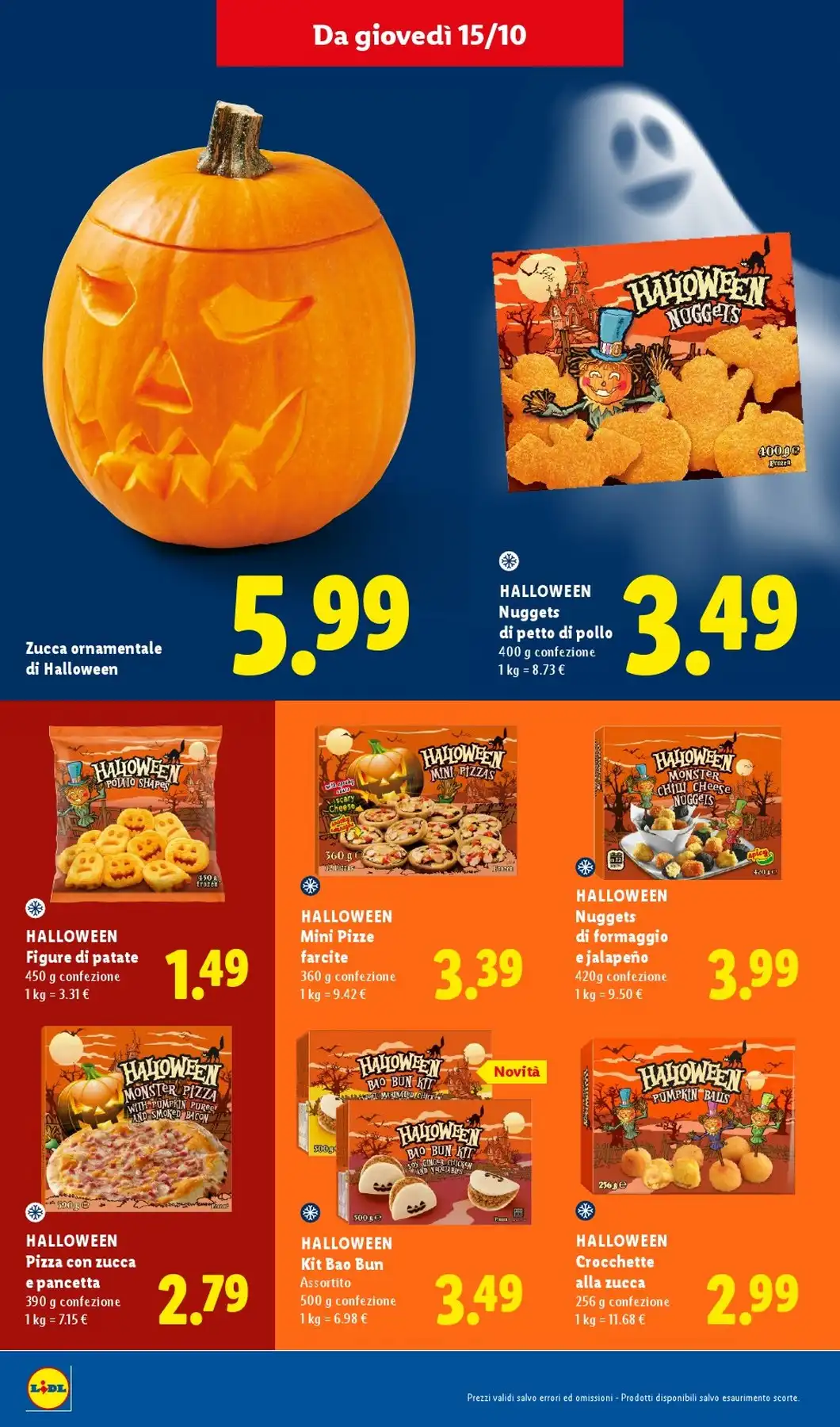 Dal 1 - 31 Ottobre Halloween