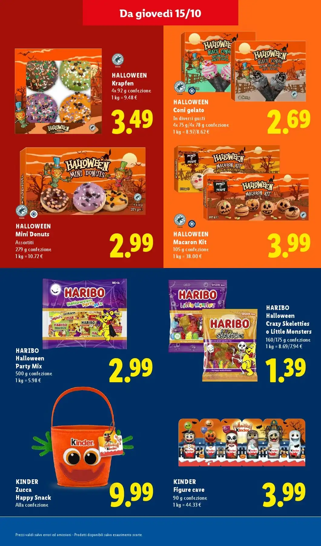 Dal 1 - 31 Ottobre Halloween