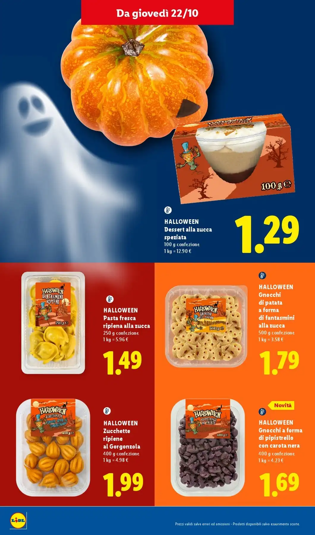Dal 1 - 31 Ottobre Halloween