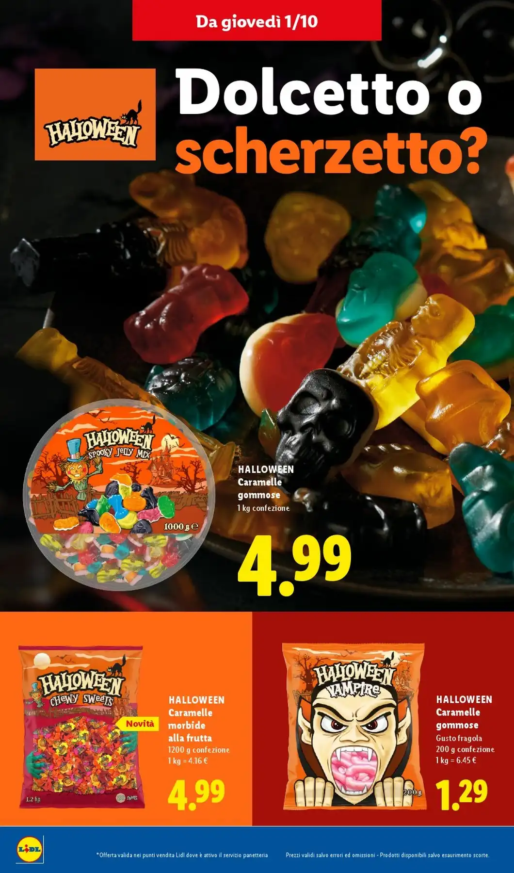 Volantino Lidl Nuovo Dal 15 Ottobre Al 21 Ottobre 2026 Anteprima - Immagine 2 Dal 1 - 31 Ottobre Halloween