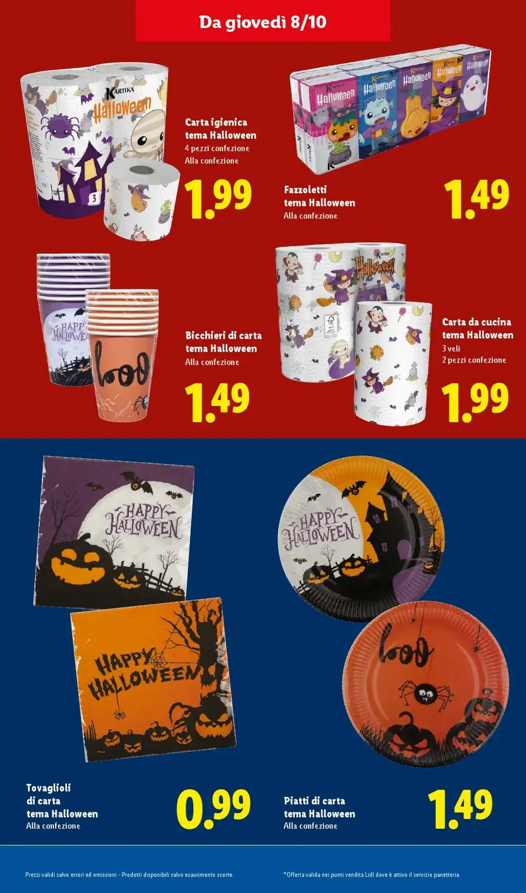 Dal 1 - 31 Ottobre Halloween