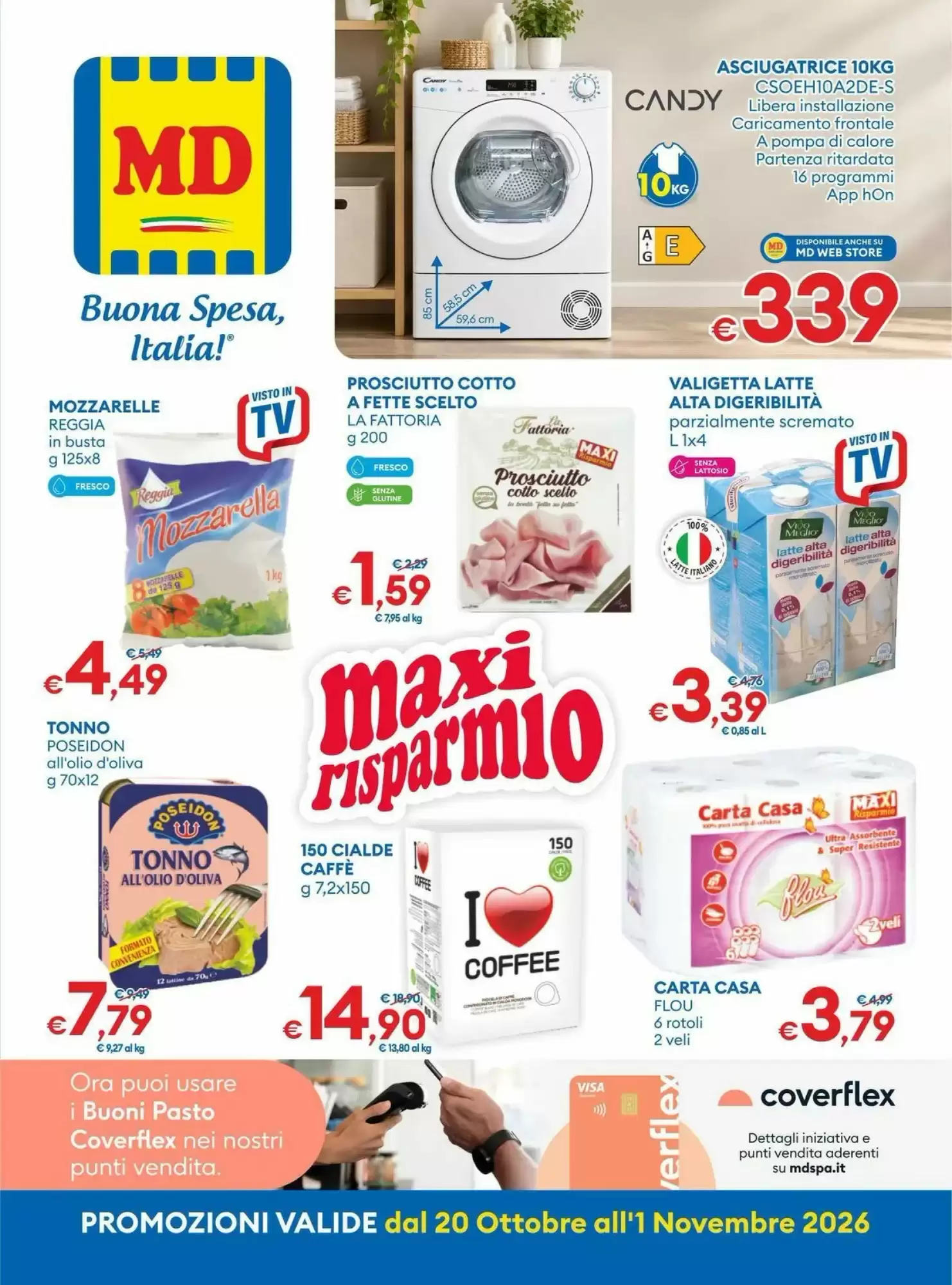 Volantino Md Discount Nuovo Dal 20 Ottobre Al 1 Novembre 2026 Anteprima - Immagine 1 Dal 20 Ottobre