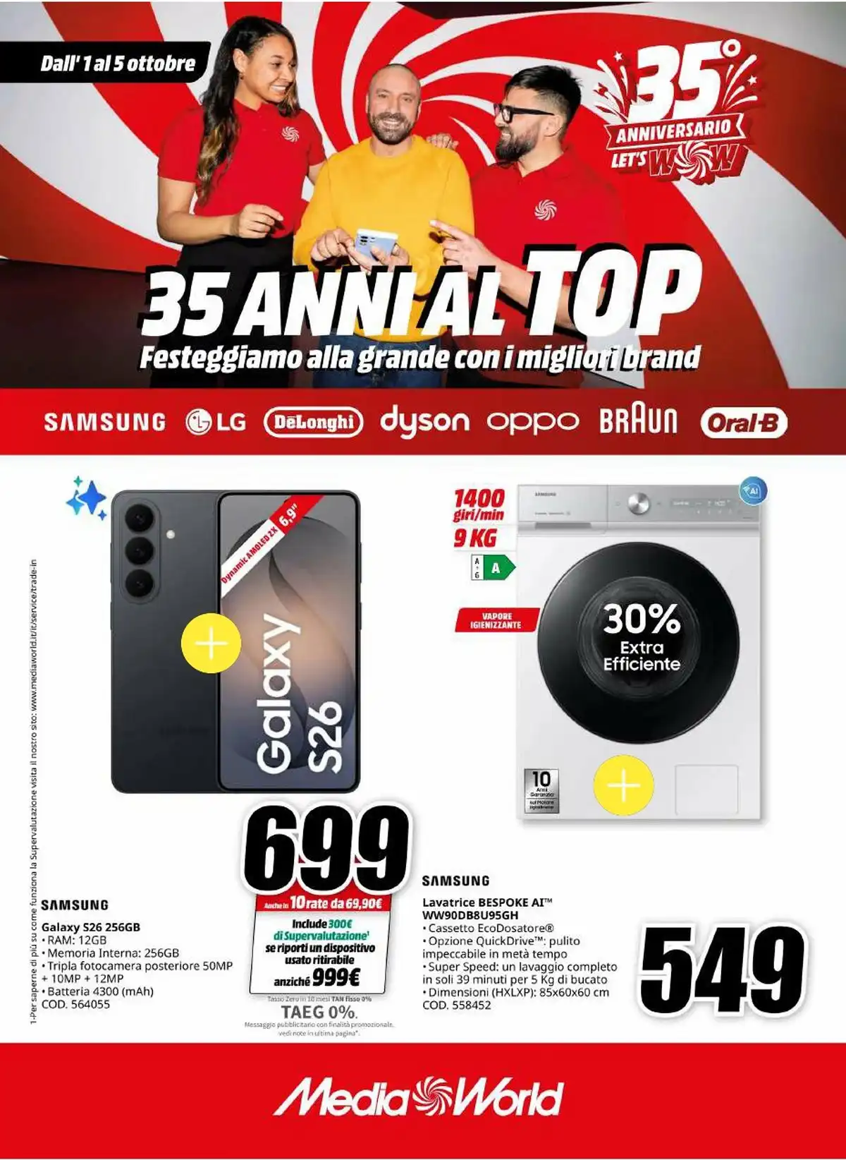 Volantino Mediaworld - Immagine 1 Mediaworld