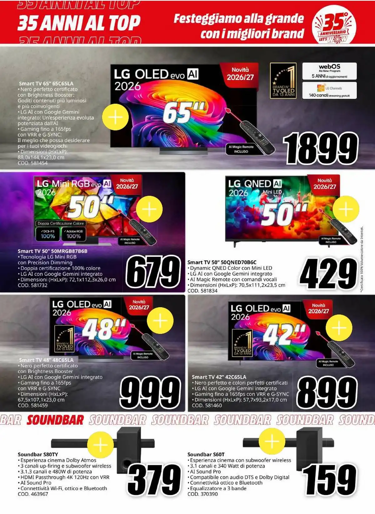 Volantino Mediaworld - Immagine 1 Mediaworld