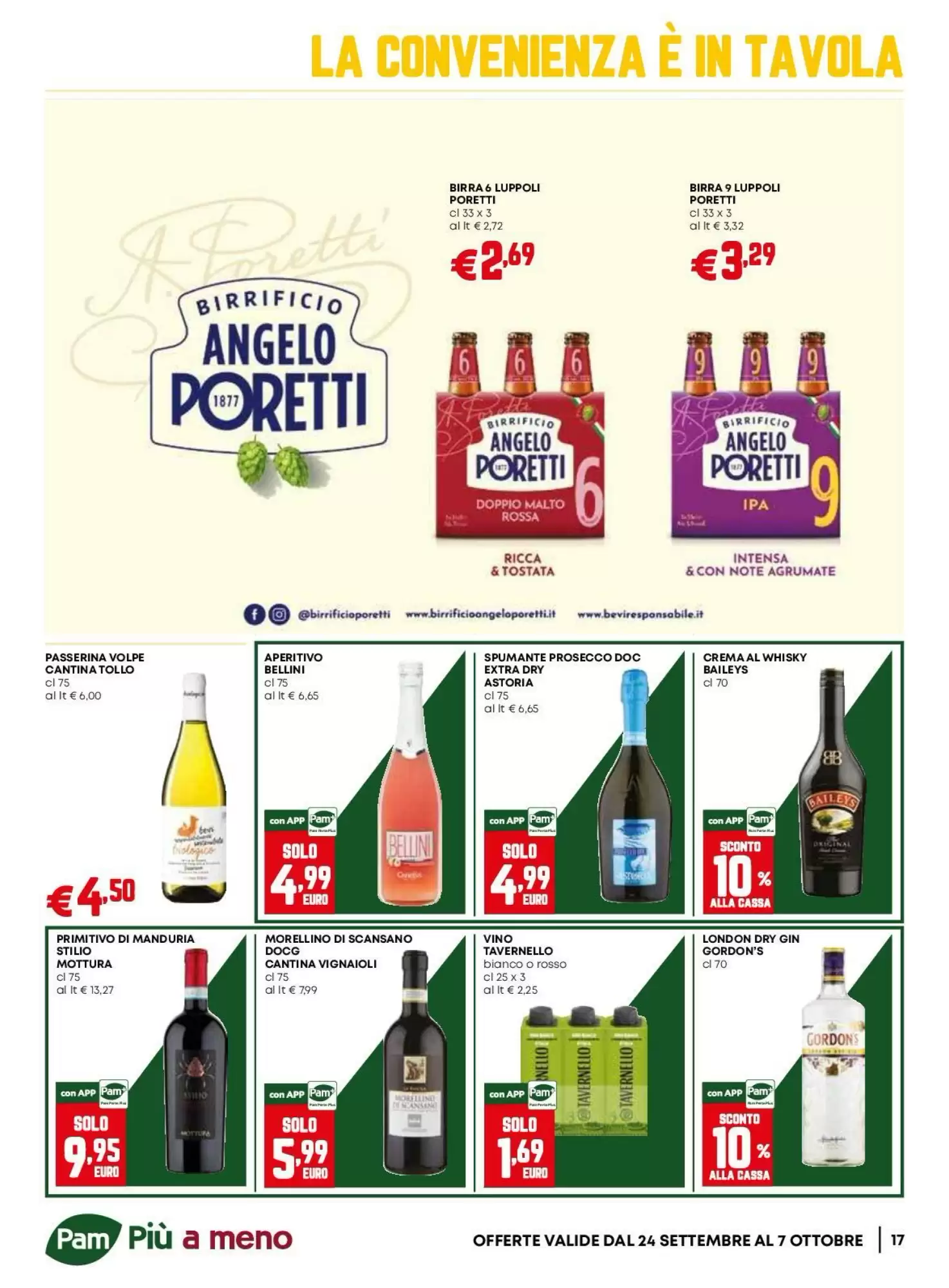 Dal 24 Settembre Extra