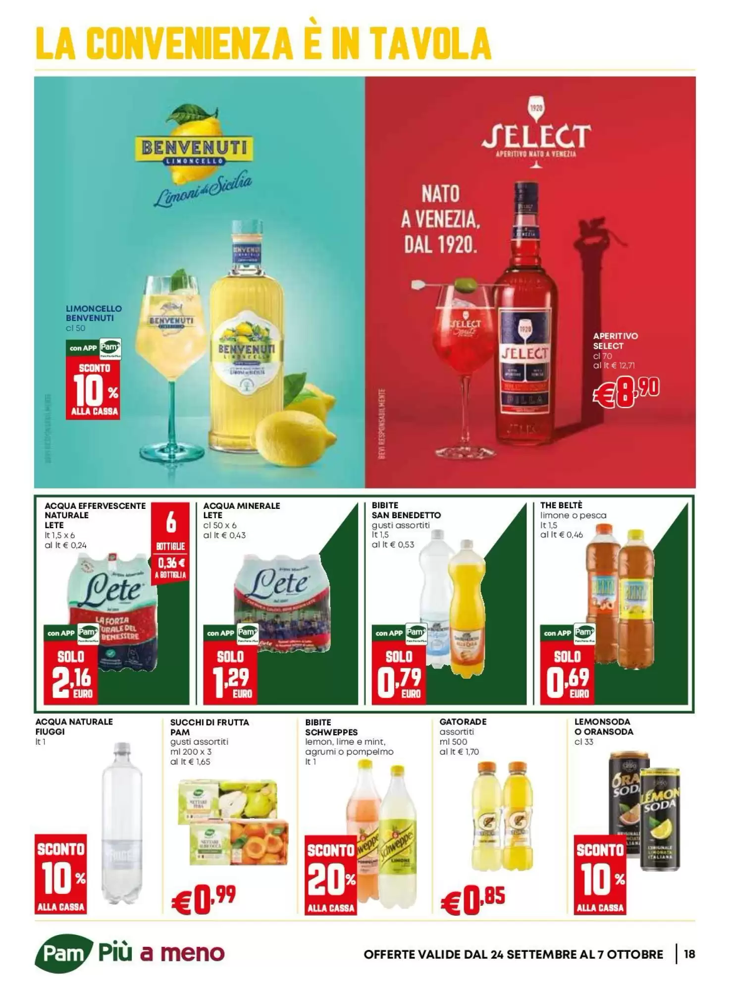 Dal 24 Settembre Extra