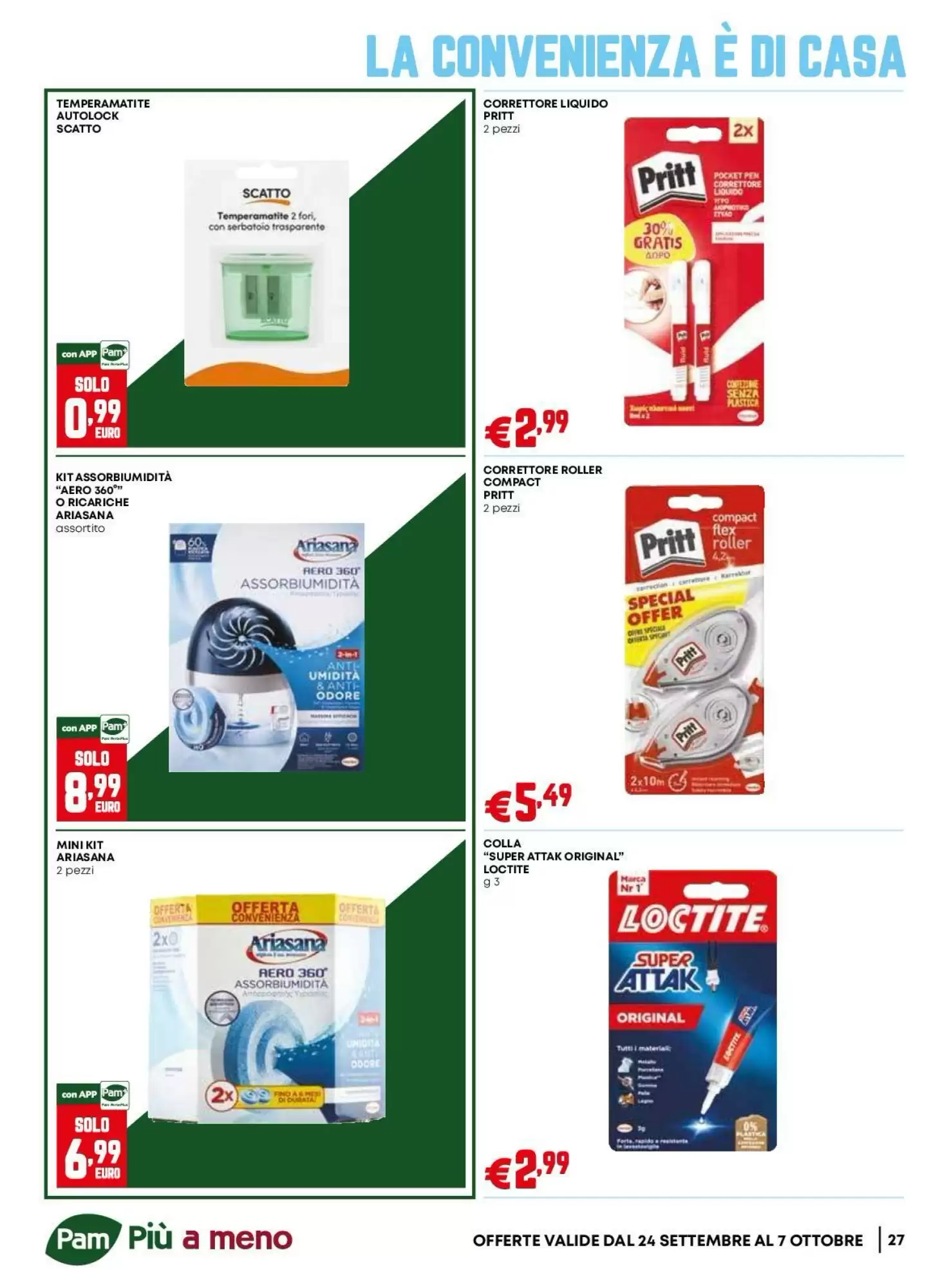 Dal 24 Settembre Extra