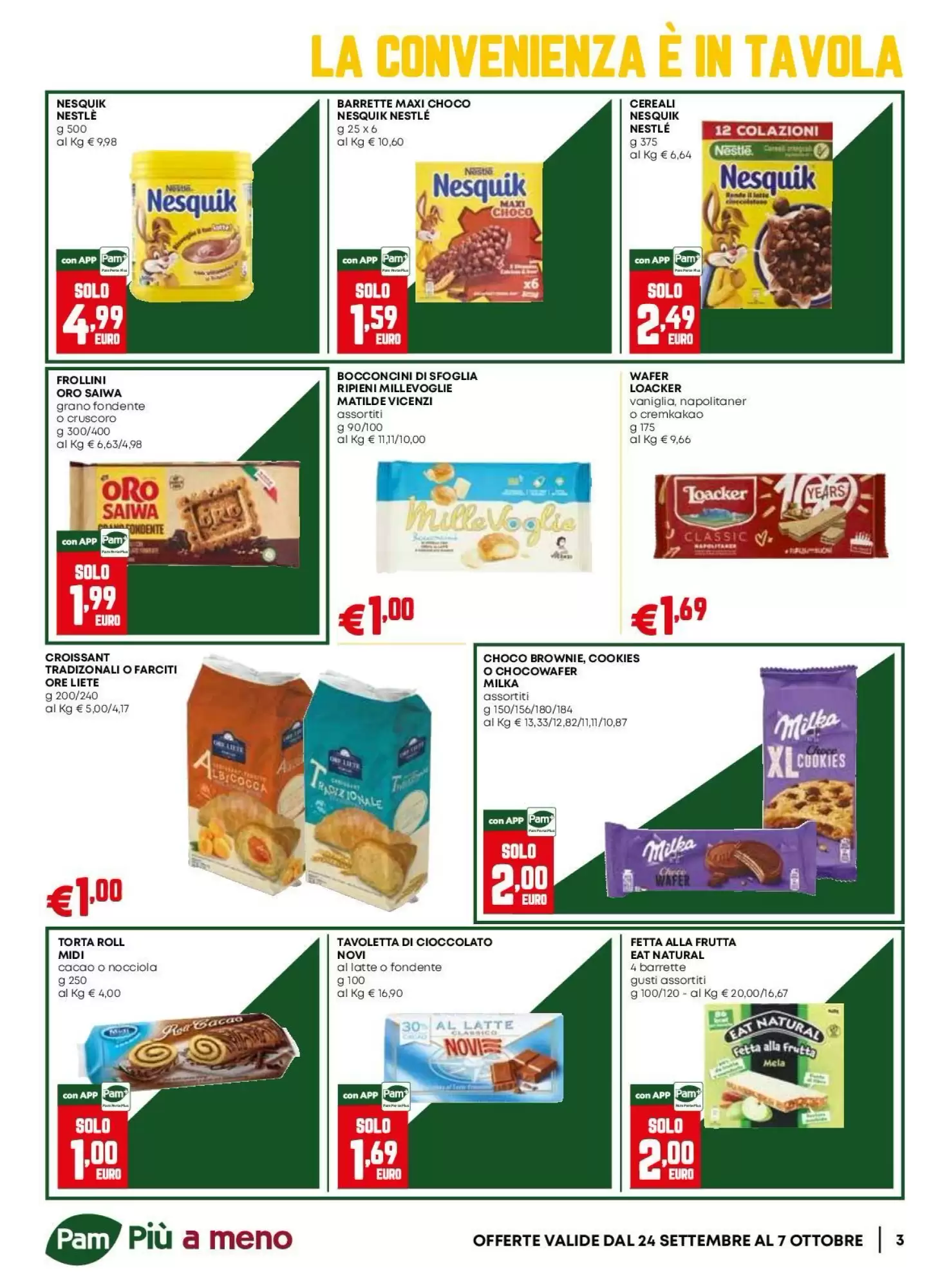 Volantino Pam Dal 24 Settembre Al 7 Ottobre 2026 Anteprima - Immagine 1 Dal 24 Settembre Extra