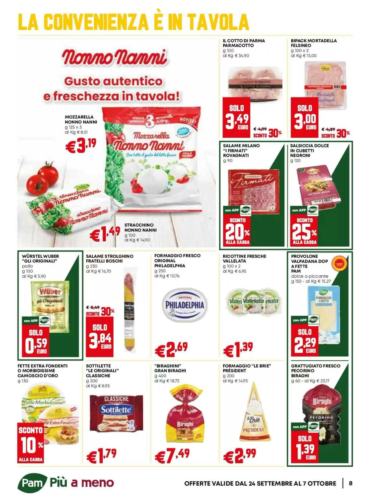 Volantino Pam Dal 24 Settembre Al 7 Ottobre 2026 Anteprima - Immagine 2 Dal 24 Settembre Extra