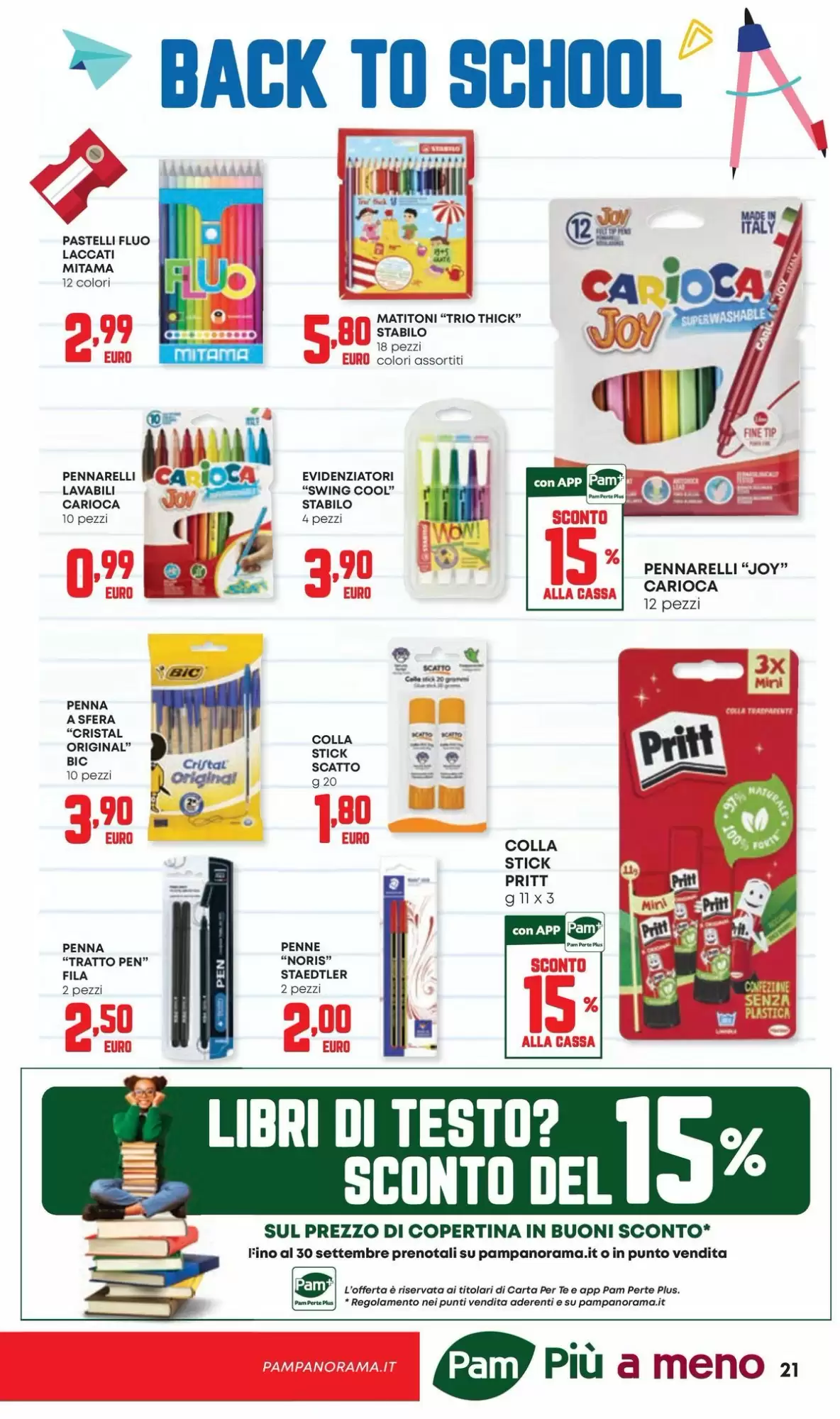Dal 10 Settembre