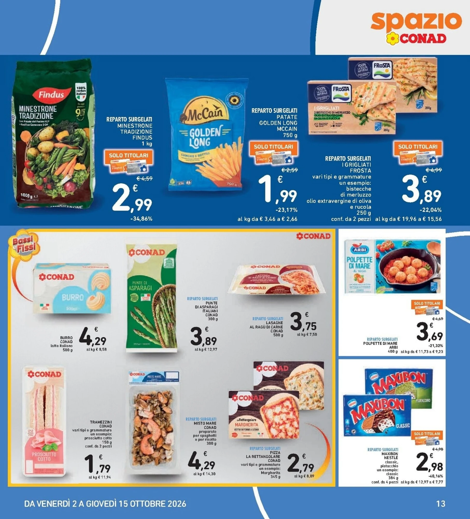 Volantino Spazio Conad Dal 9 Ottobre Al 22 Ottobre 2026 Anteprima - Immagine 1 Spazio Conad