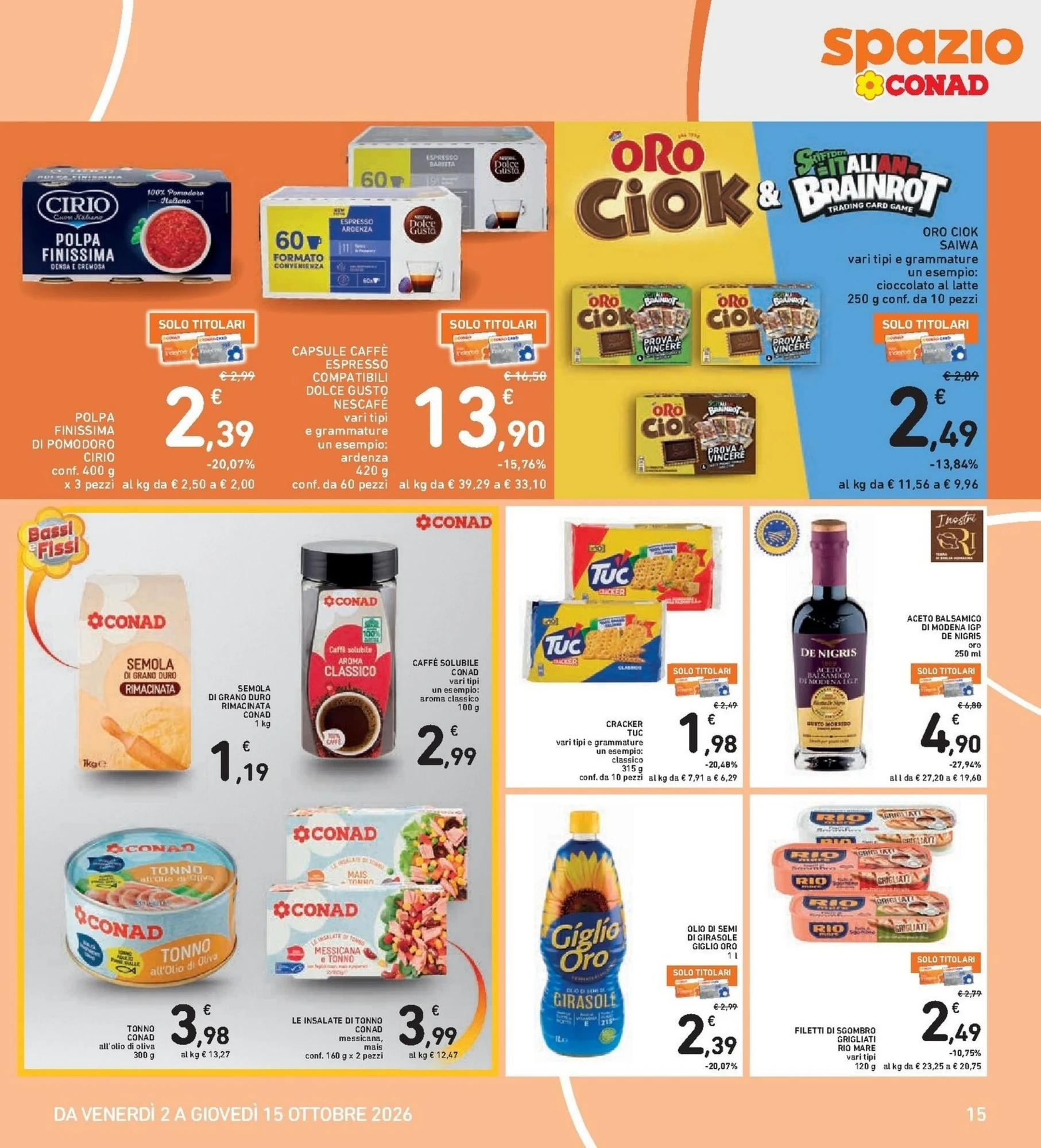 Volantino Spazio Conad Dal 9 Ottobre Al 22 Ottobre 2026 Anteprima - Immagine 3 Spazio Conad