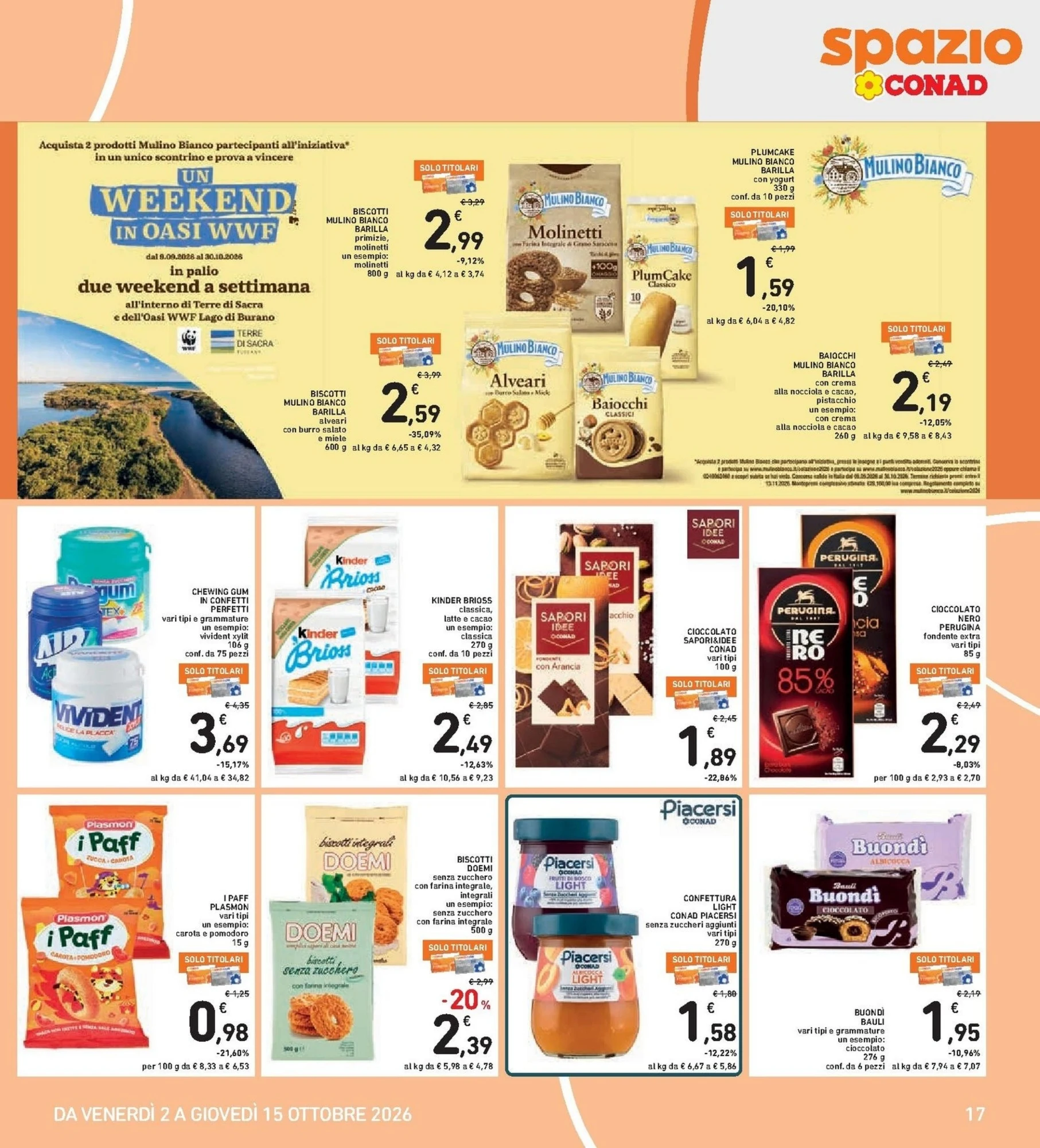 Volantino Spazio Conad Dal 9 Ottobre Al 22 Ottobre 2026 Anteprima - Immagine 1 Spazio Conad