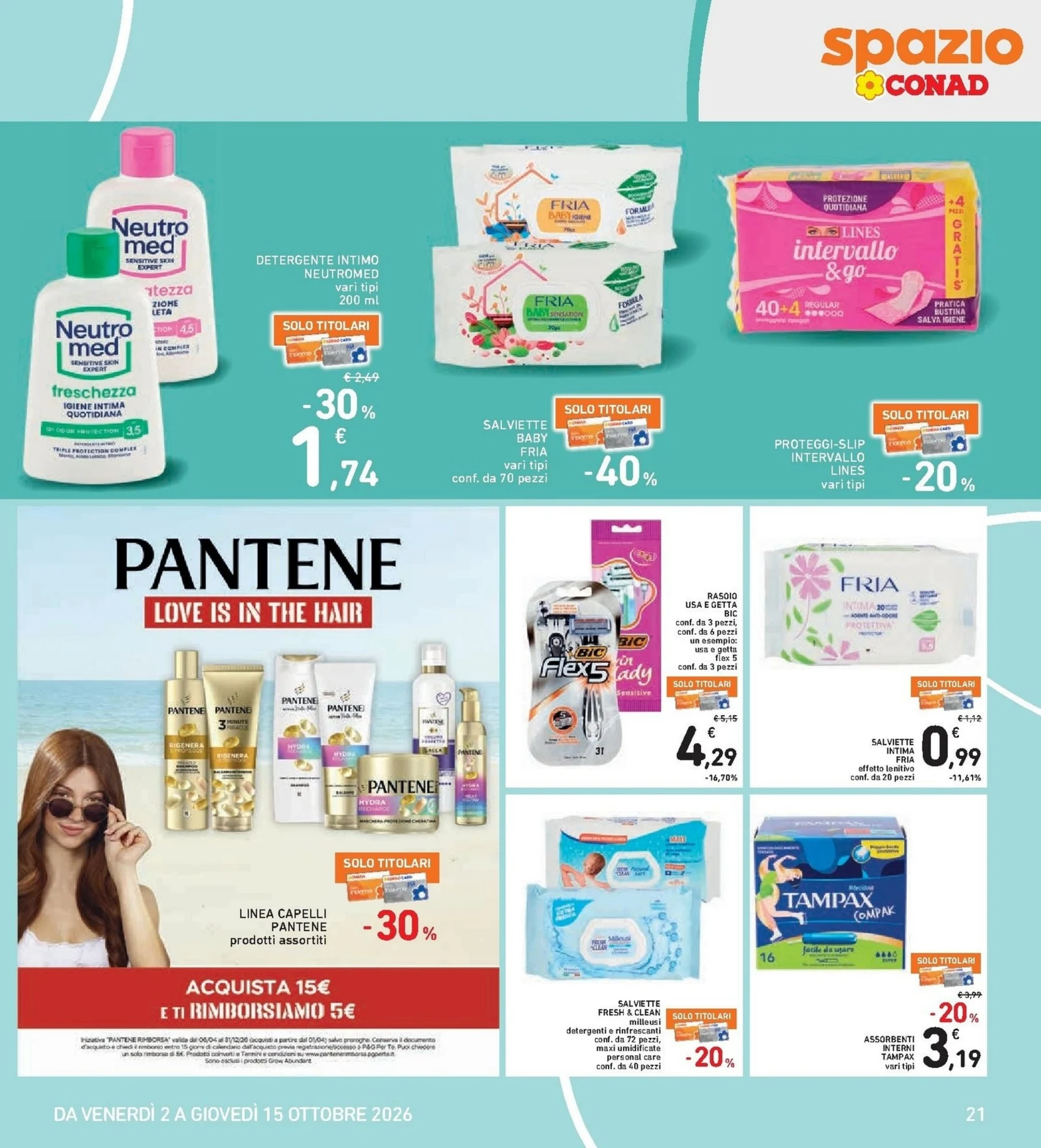 Volantino Spazio Conad Dal 9 Ottobre Al 22 Ottobre 2026 Anteprima - Immagine 1 Spazio Conad