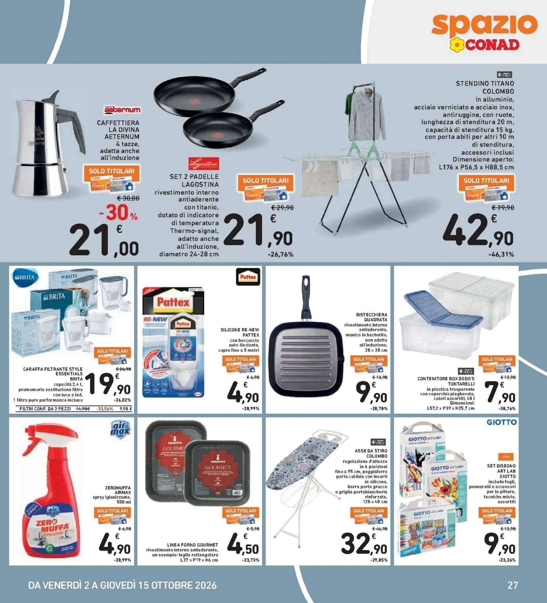 Volantino Spazio Conad Dal 9 Ottobre Al 22 Ottobre 2026 Anteprima - Immagine 3 Spazio Conad