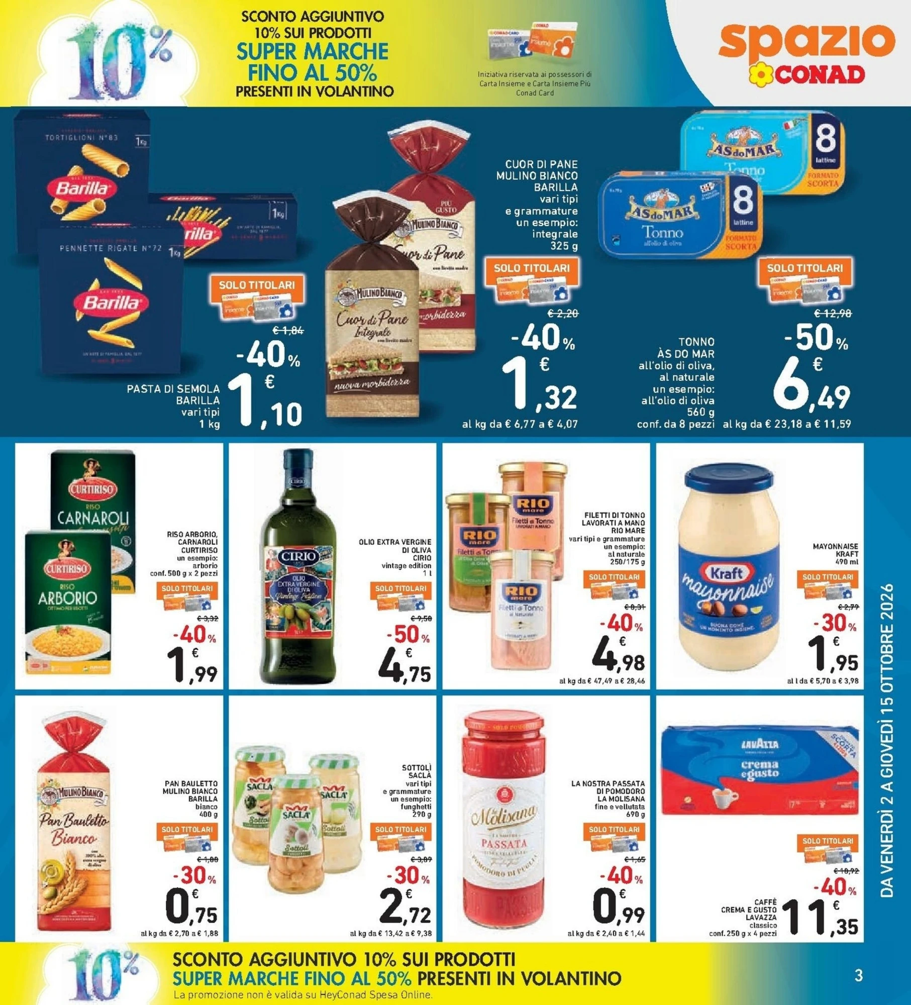 Volantino Spazio Conad Dal 9 Ottobre Al 22 Ottobre 2026 Anteprima - Immagine 1 Spazio Conad