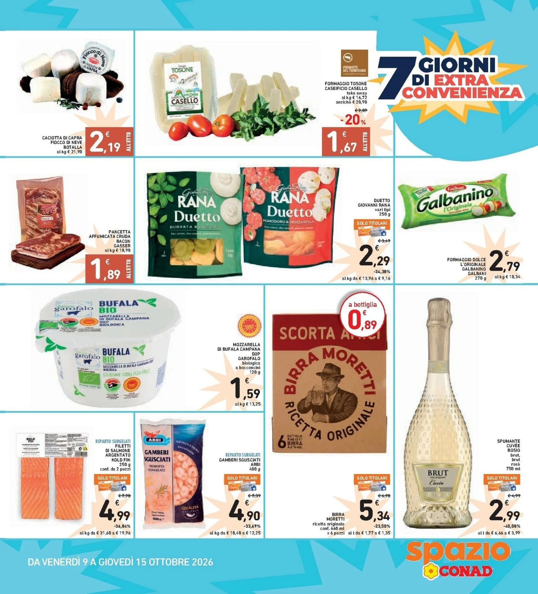 Volantino Spazio Conad Dal 9 Ottobre Al 22 Ottobre 2026 Anteprima - Immagine 1 Spazio Conad
