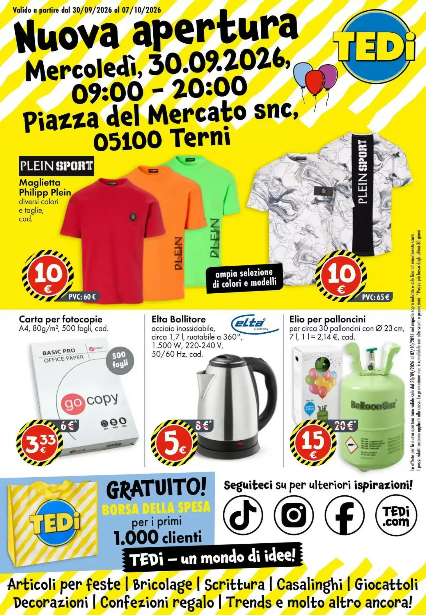 Tedi̇ Volantino Dal 30 Settembre Al 7 Ottobre 2026 Anteprima - Immagine 1 Dal 30 Settembre